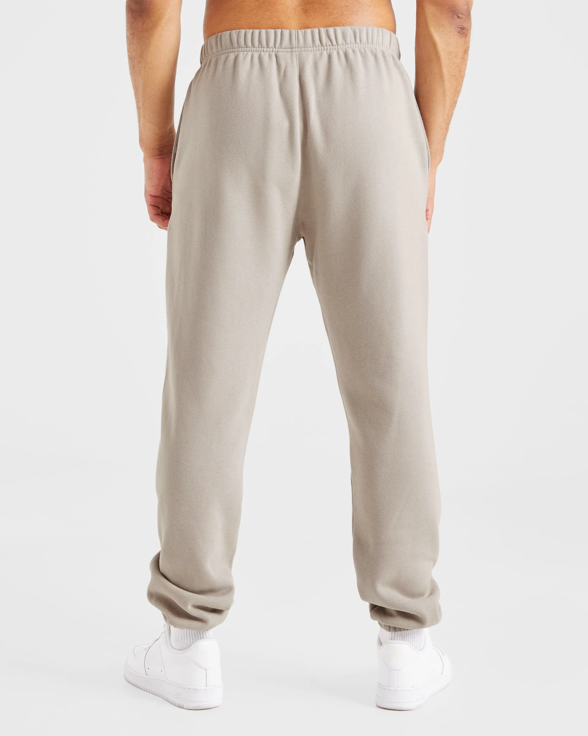 Essential Oversized Joggers - Stone - Image 2