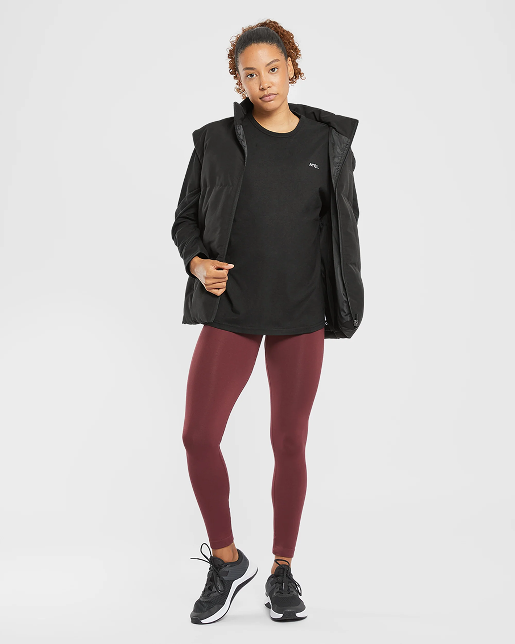 Essential Oversized Long Sleeve T Shirt - Noir - Image 8