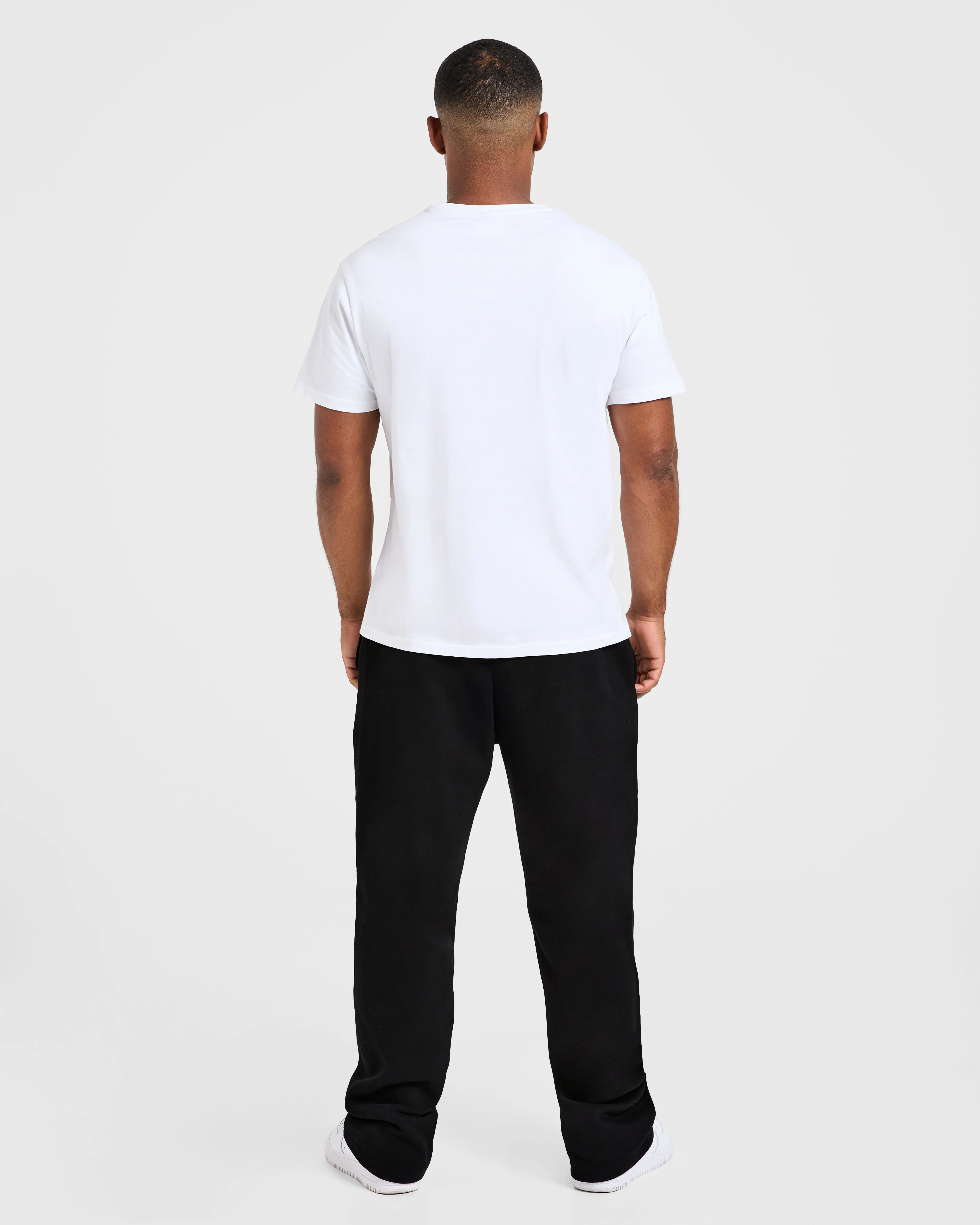 Essential Oversized Straight Leg Joggers - Noir - Image 4