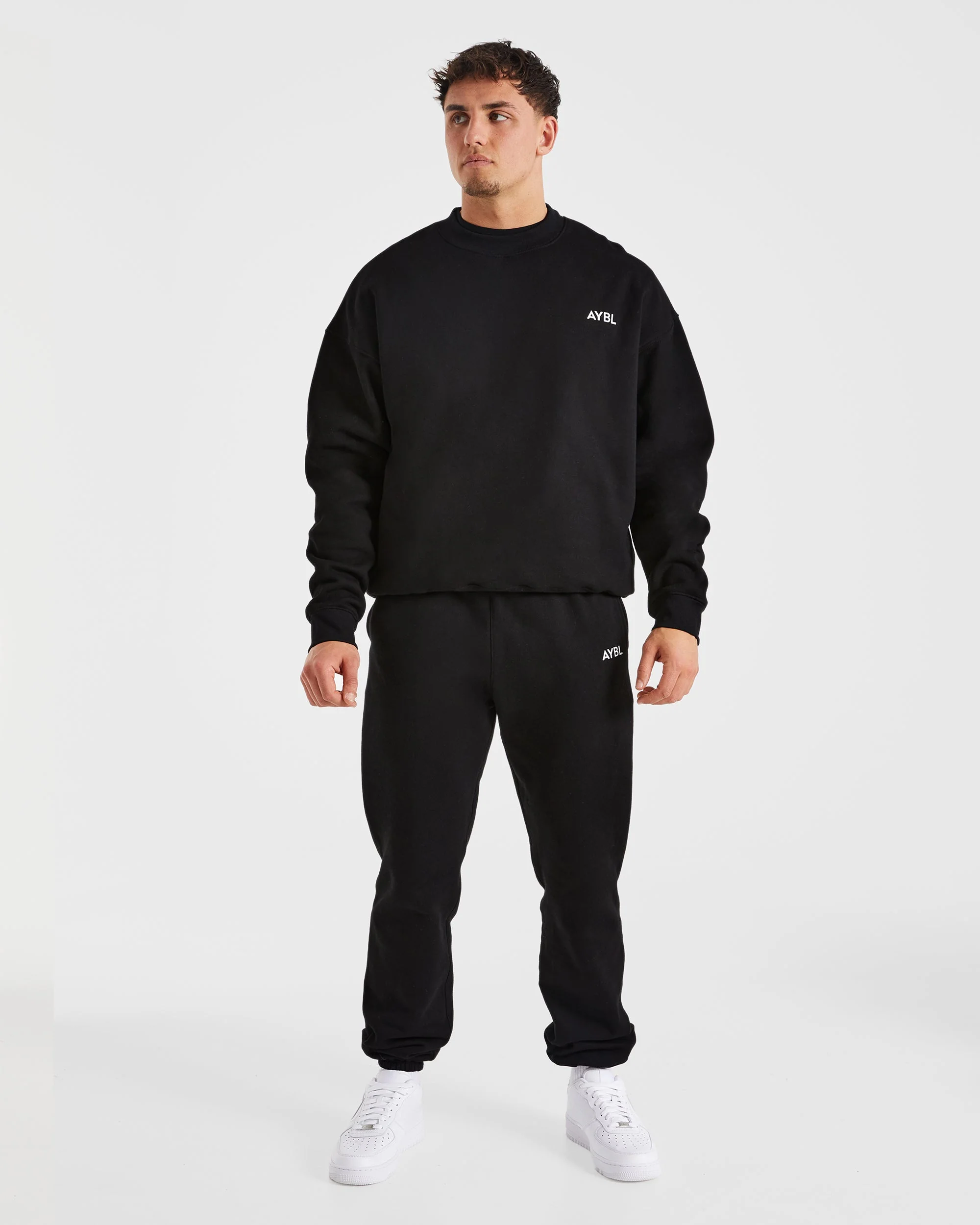 Essential Oversized Sweater - Noir - Image 3