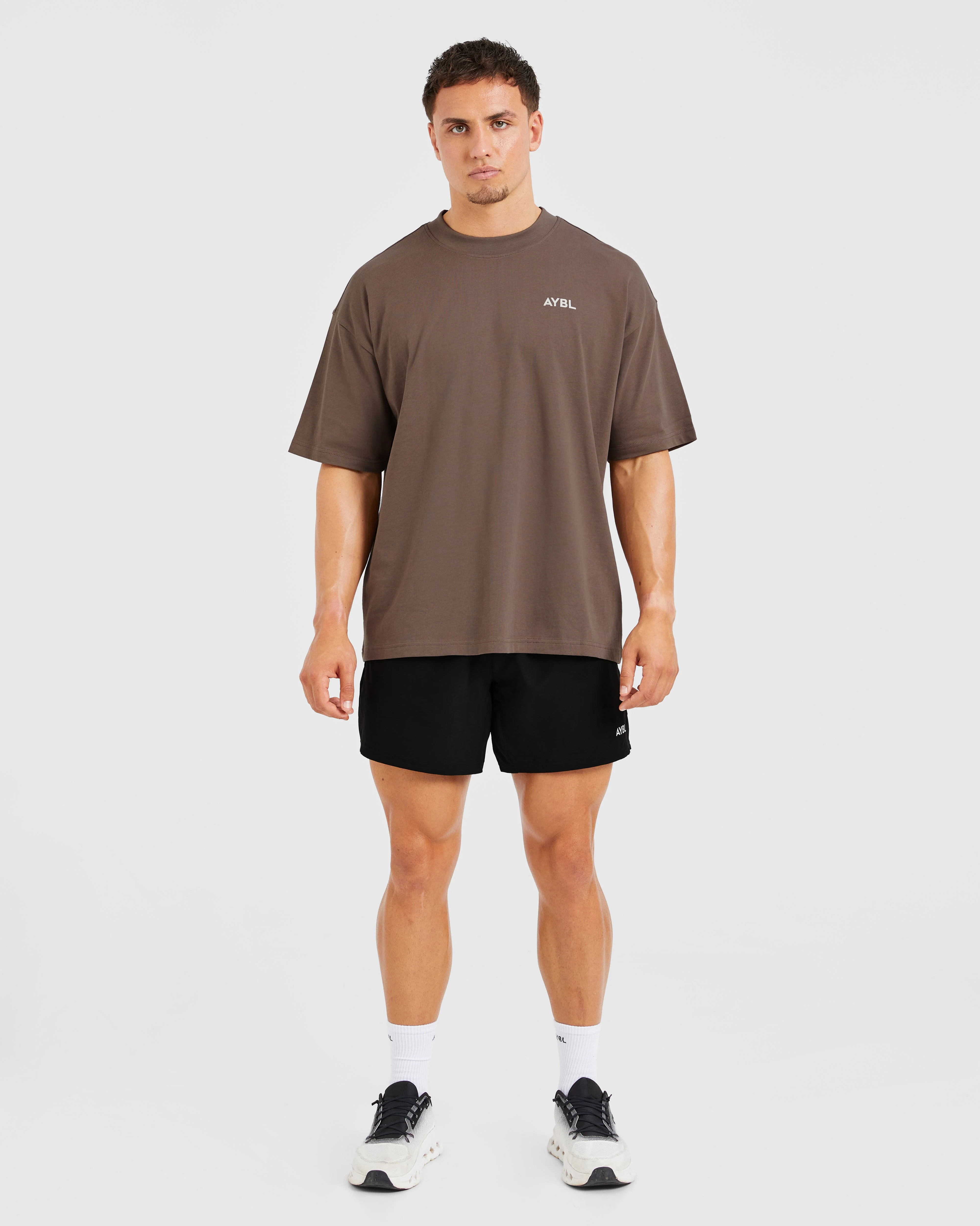 Essential Oversized T Shirt - Marron - Image 3