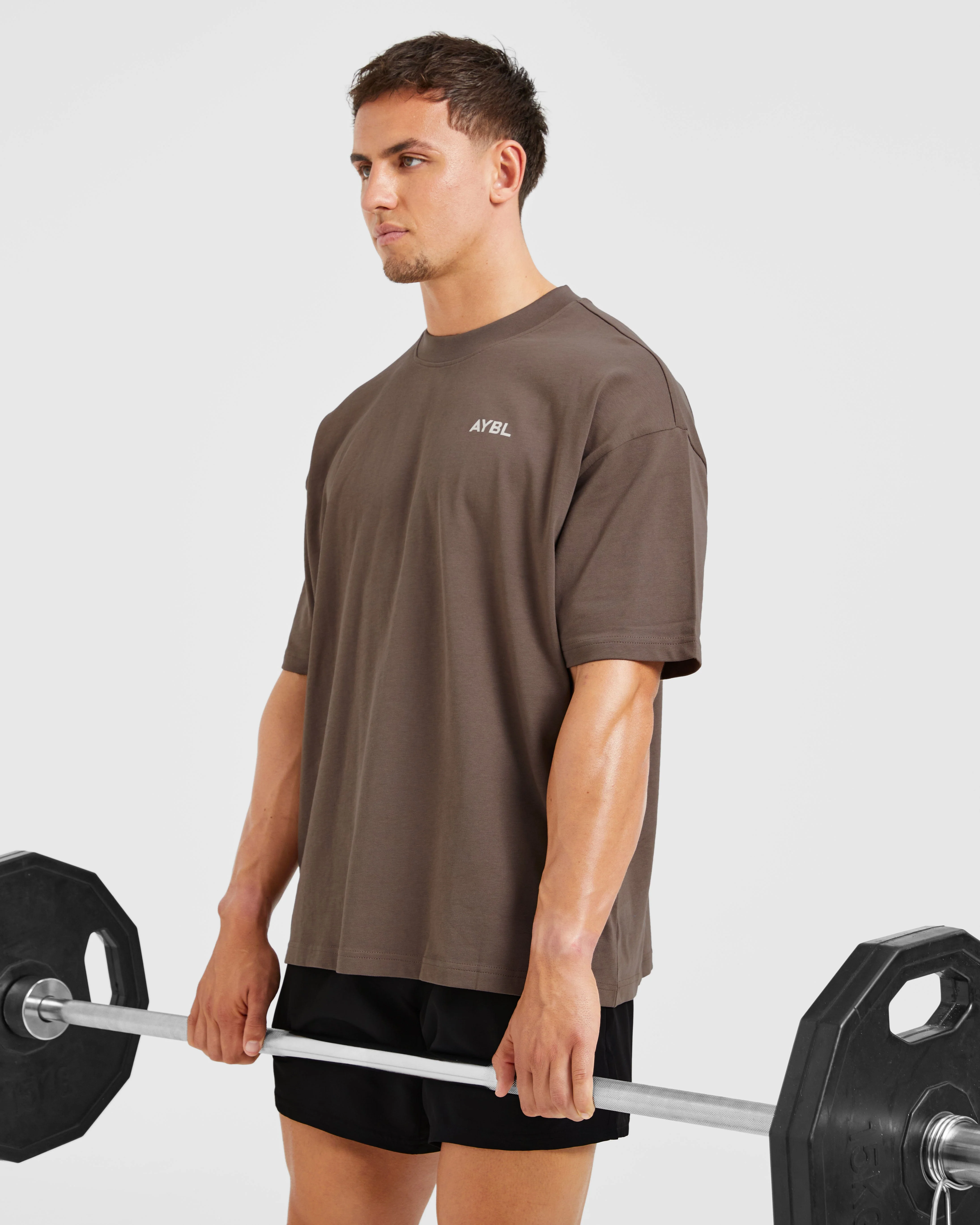 Essential Oversized T Shirt - Marron - Image 7