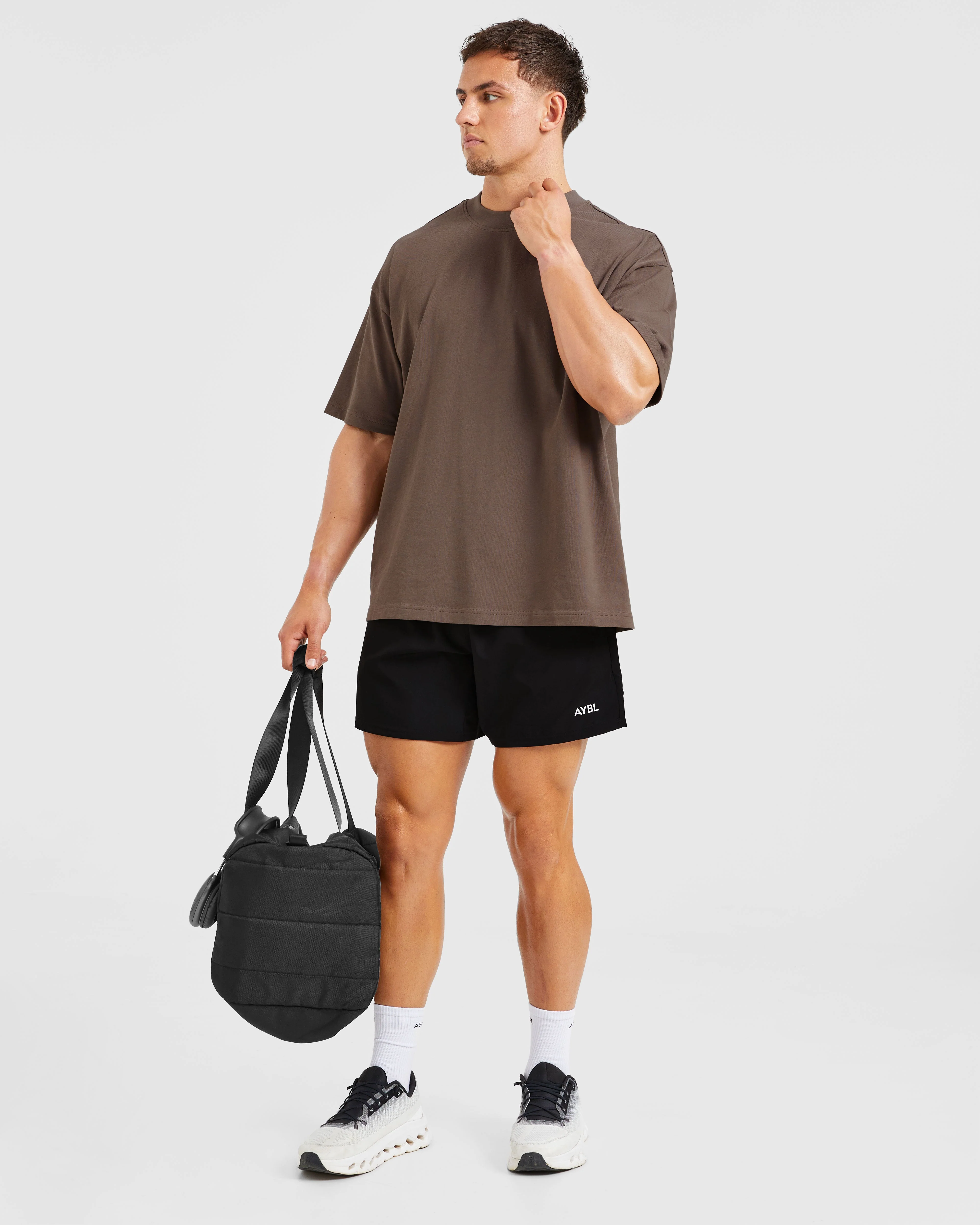 Essential Oversized T Shirt - Marron - Image 8