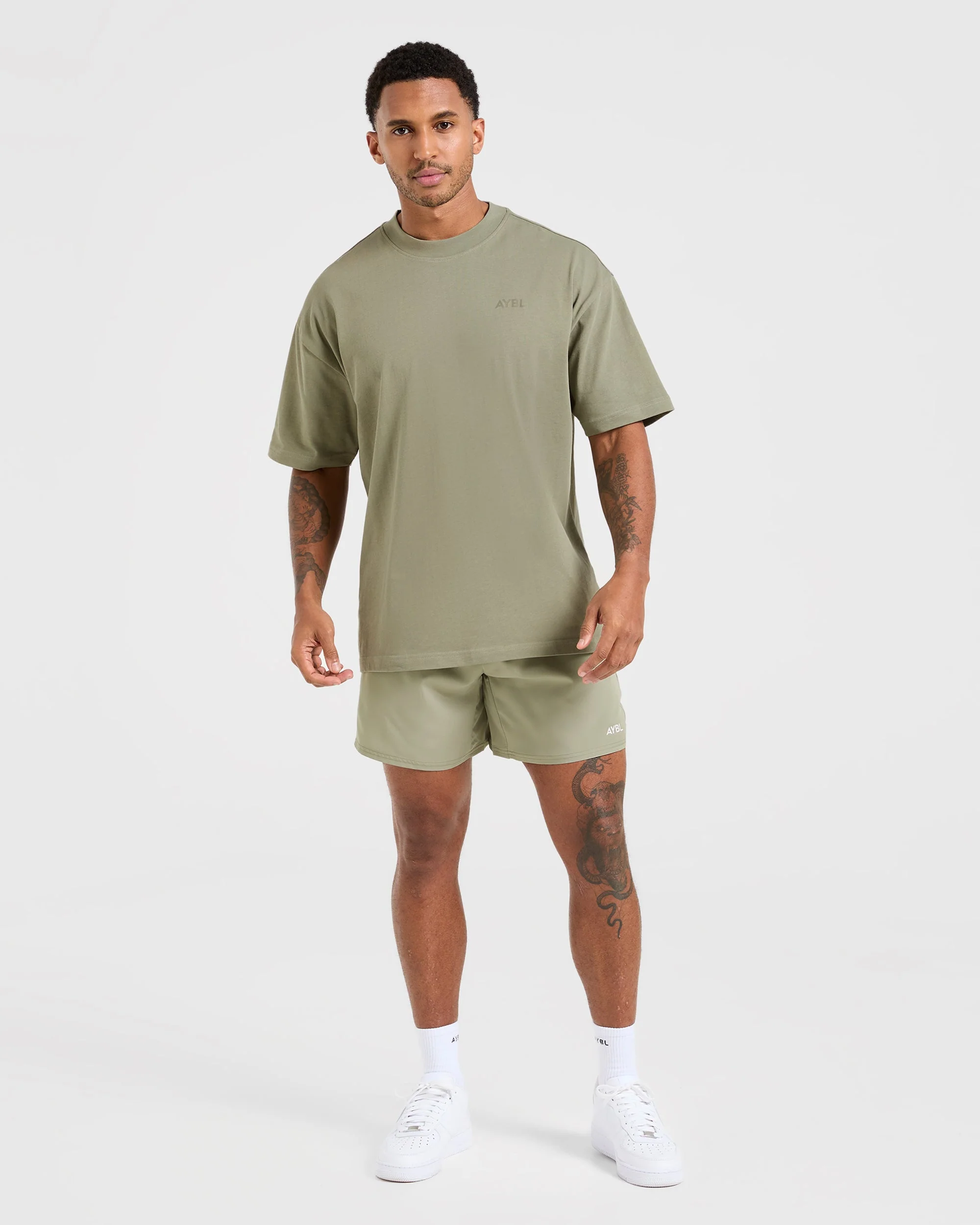 Essential Oversized T Shirt - Desert Olive - Image 4