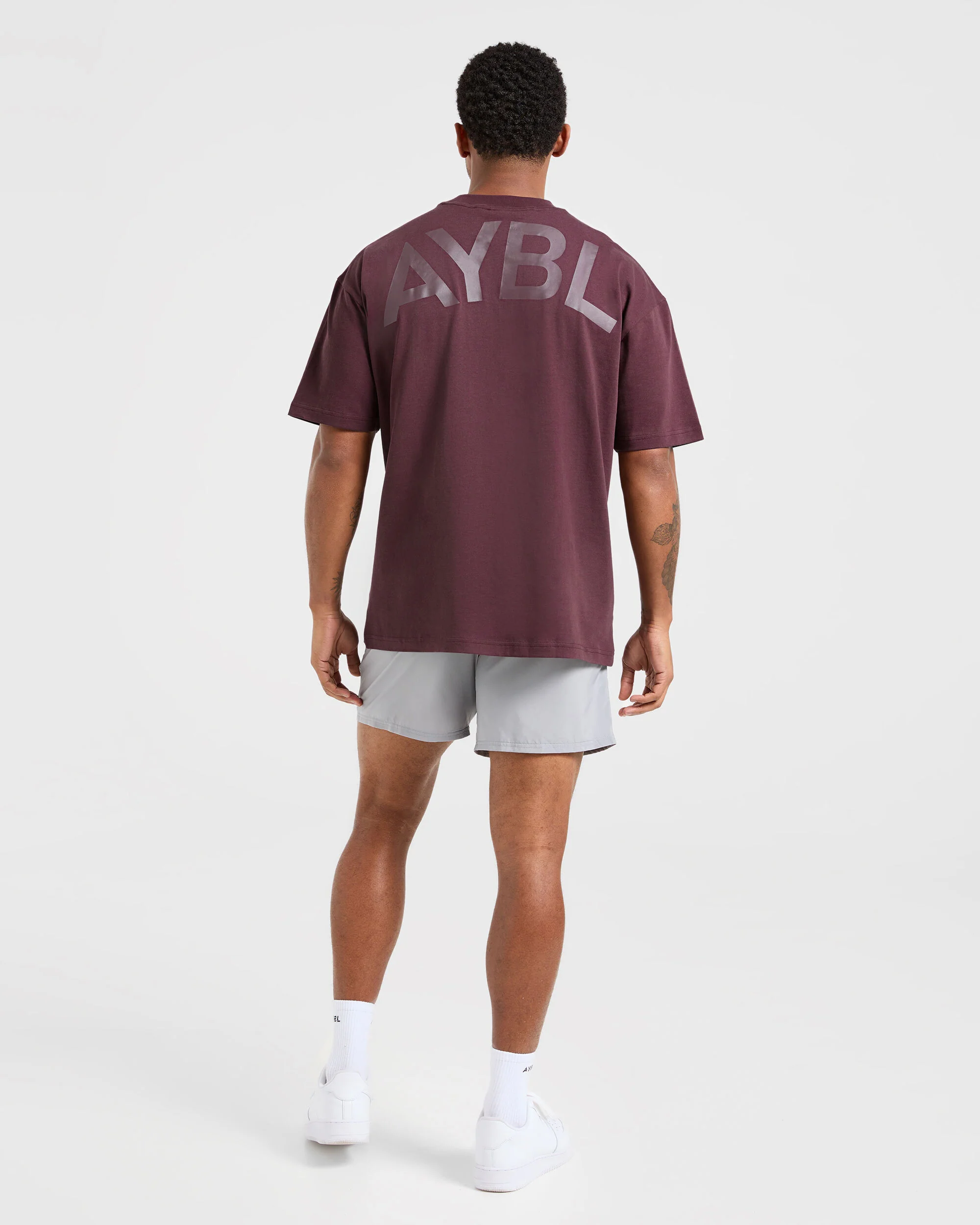 Essential Oversized T Shirt - Dusty Plum - Image 4