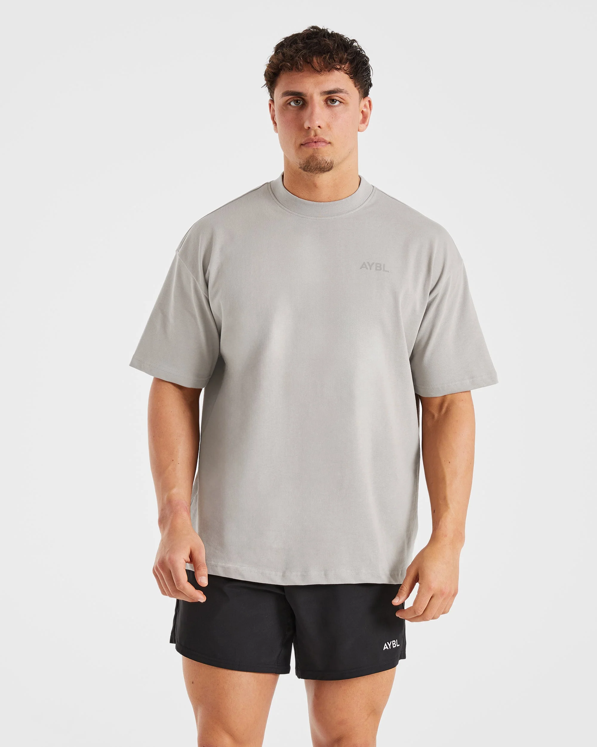 Essential Oversized T Shirt - Fog - Image 2