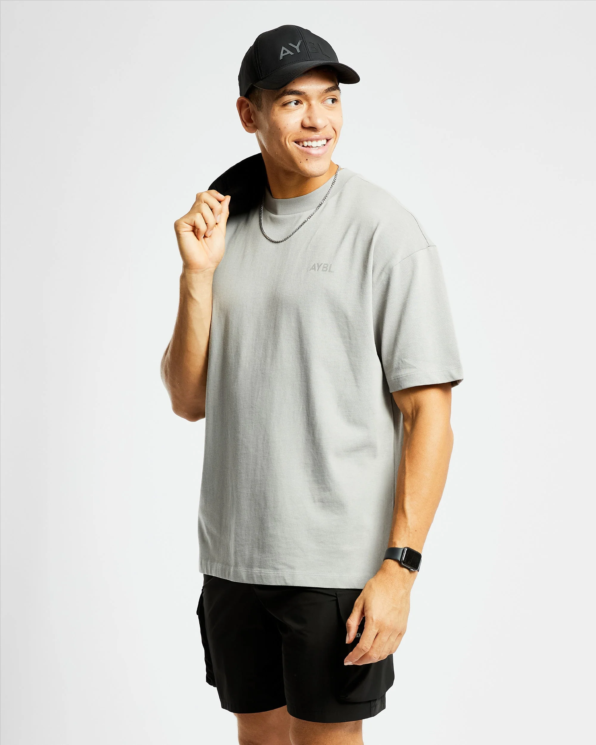 Essential Oversized T Shirt - Misty - Image 7