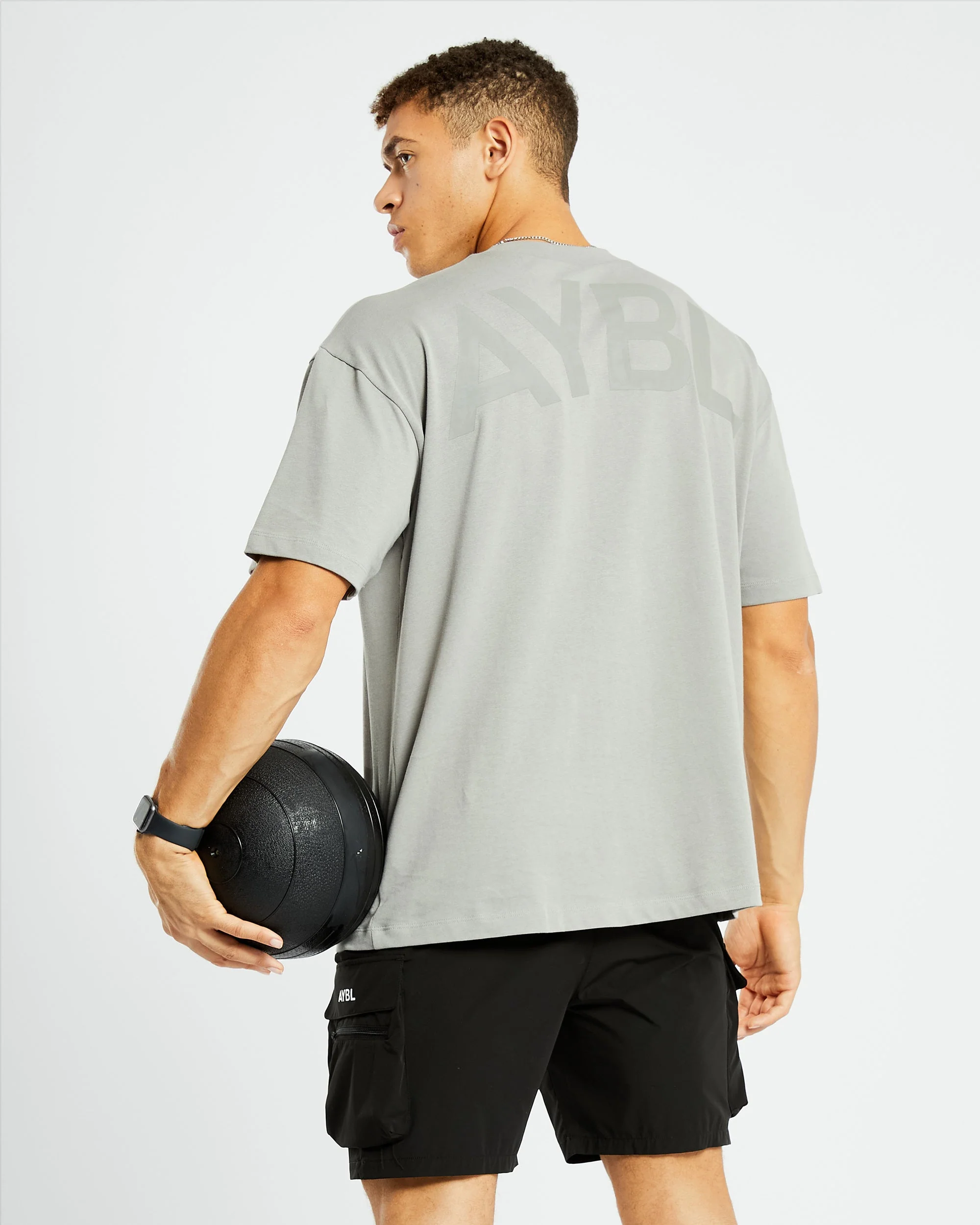 Essential Oversized T Shirt - Misty - Image 8