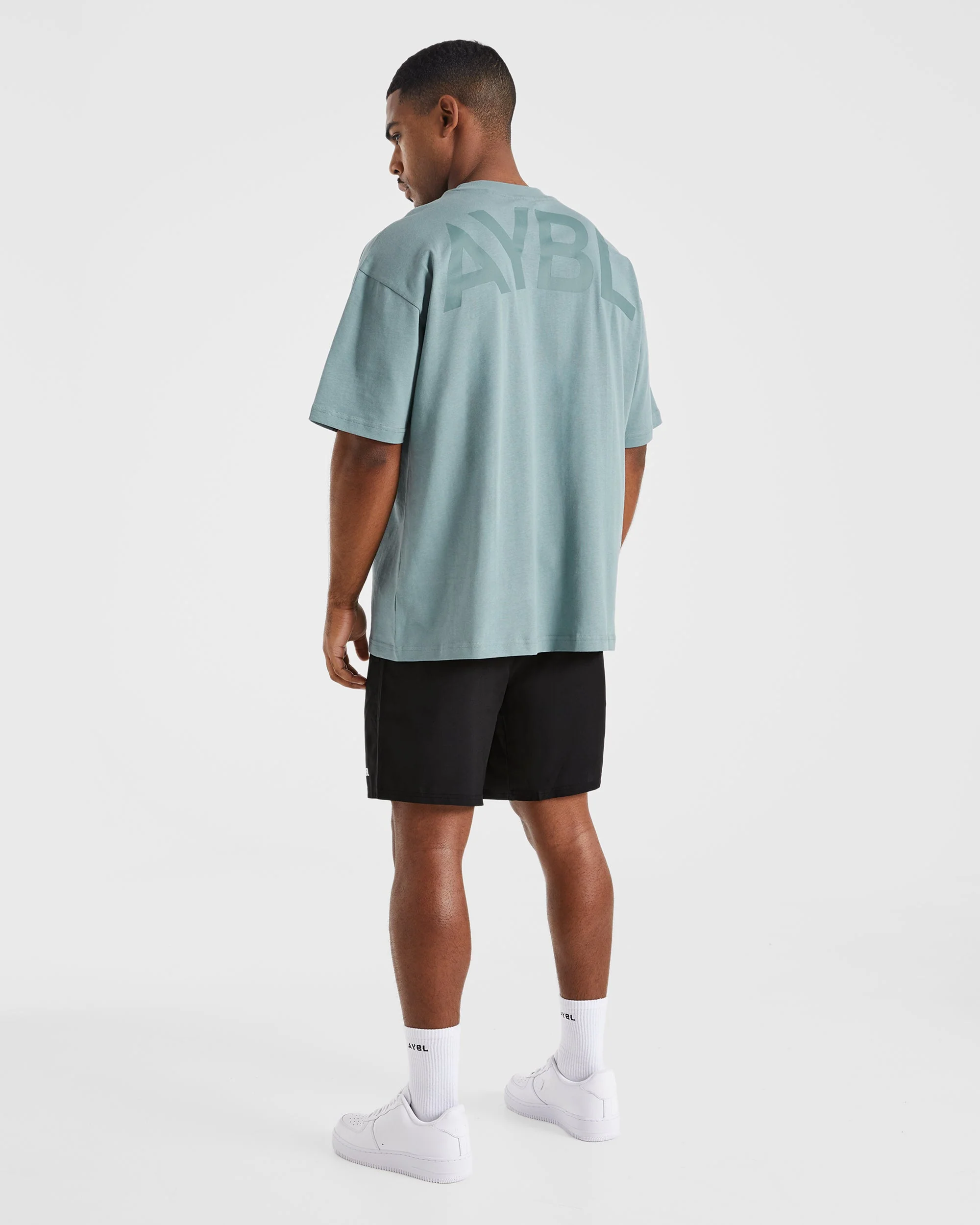 Essential Oversized T Shirt - Ocean Mist - Image 4