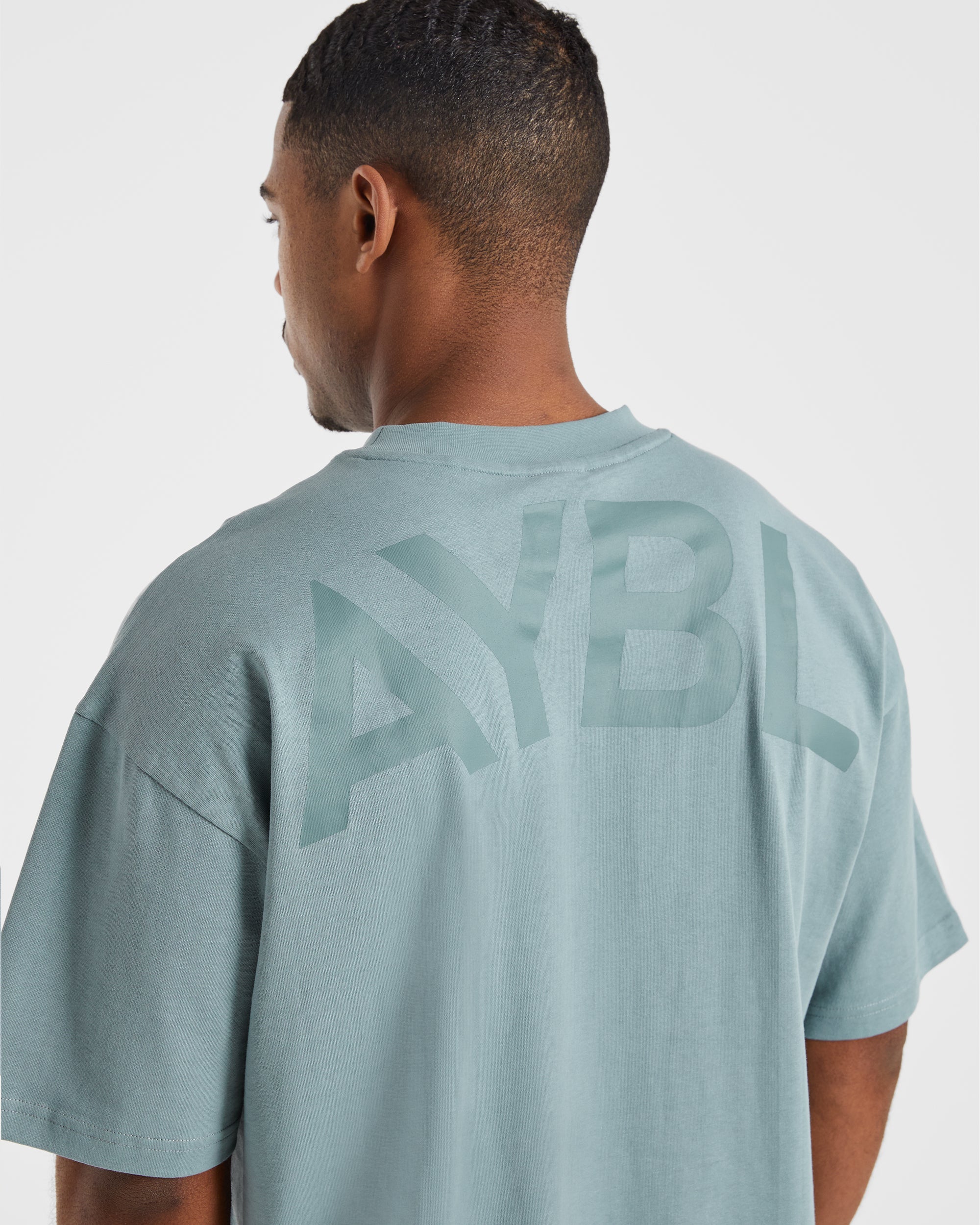 Essential Oversized T Shirt - Ocean Mist - Image 5