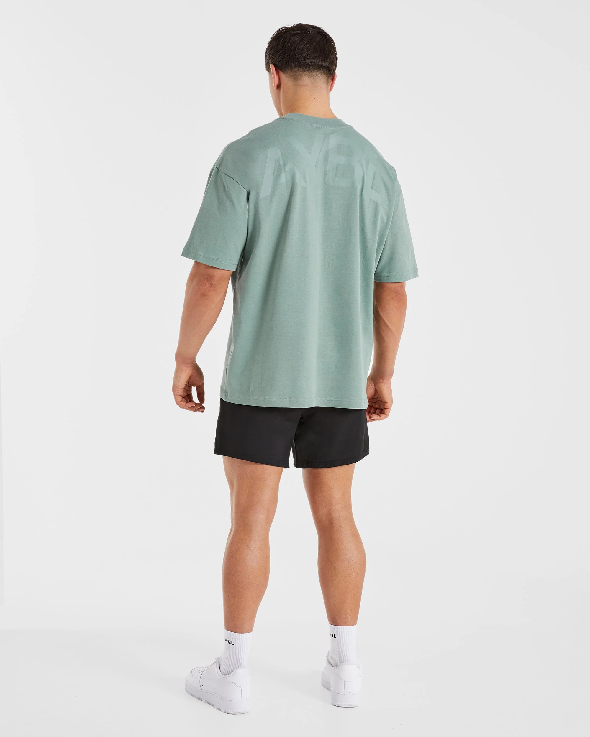 Essential Oversized T Shirt - Slate Vert - Image 3