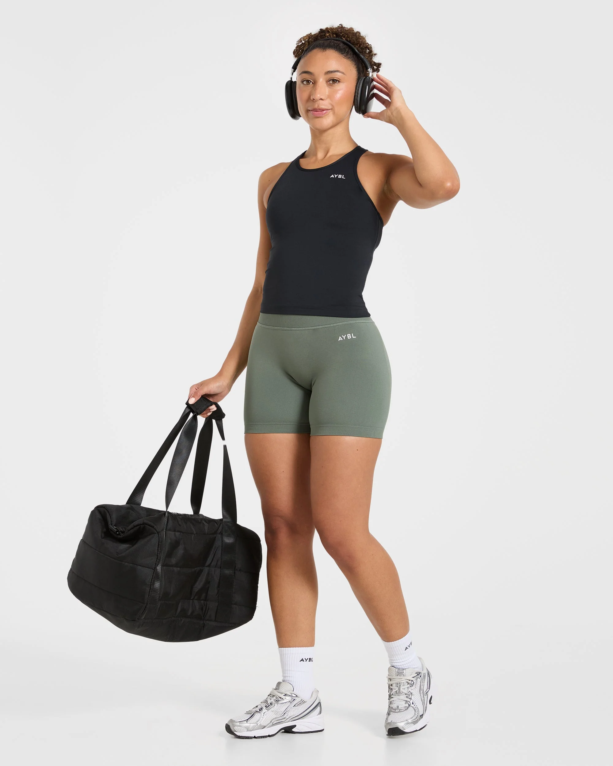 Essential Racerback Tank Top - Noir - Image 7