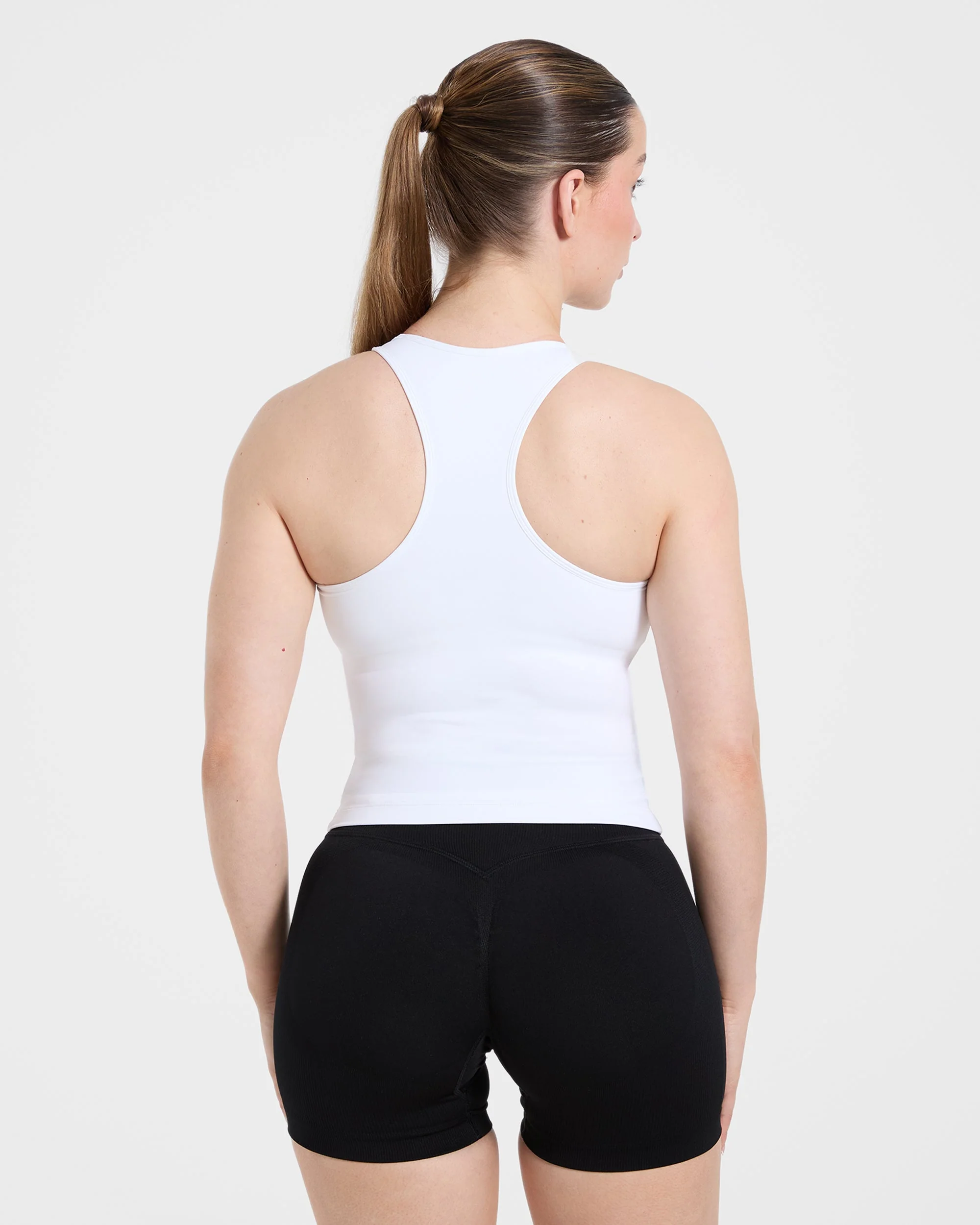Essential Racerback Tank Top - Blanc - Image 2