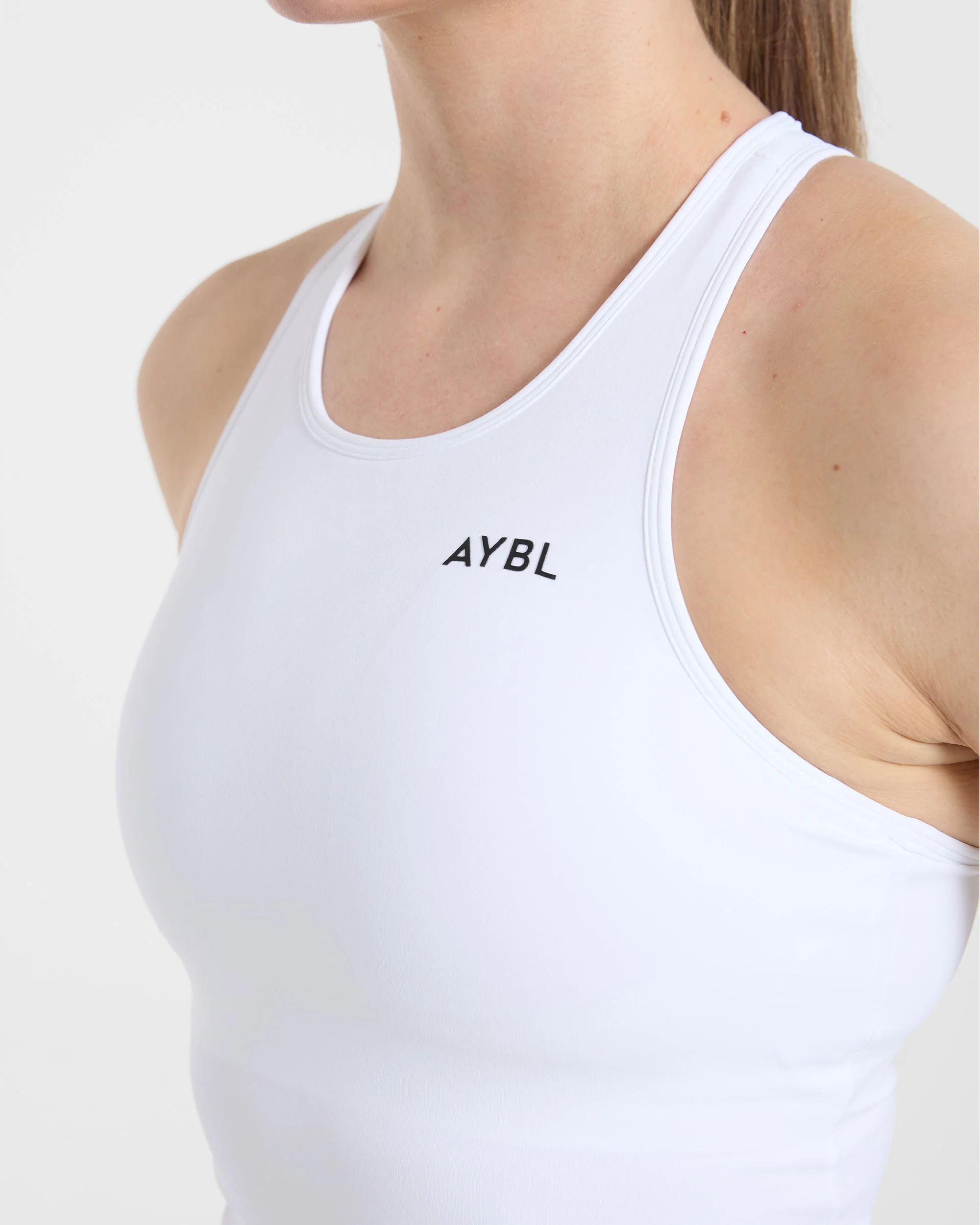 Essential Racerback Tank Top - Blanc - Image 5