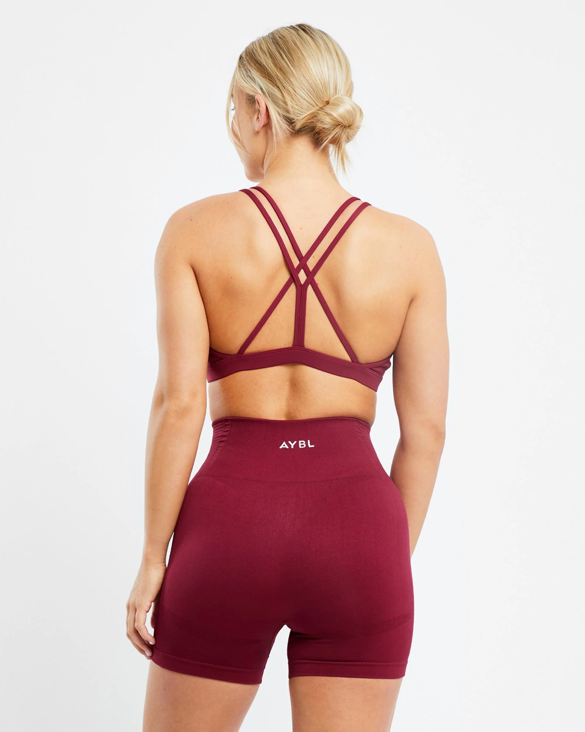 Essential Strappy Sports Bra - Rumba Rouge - Image 2
