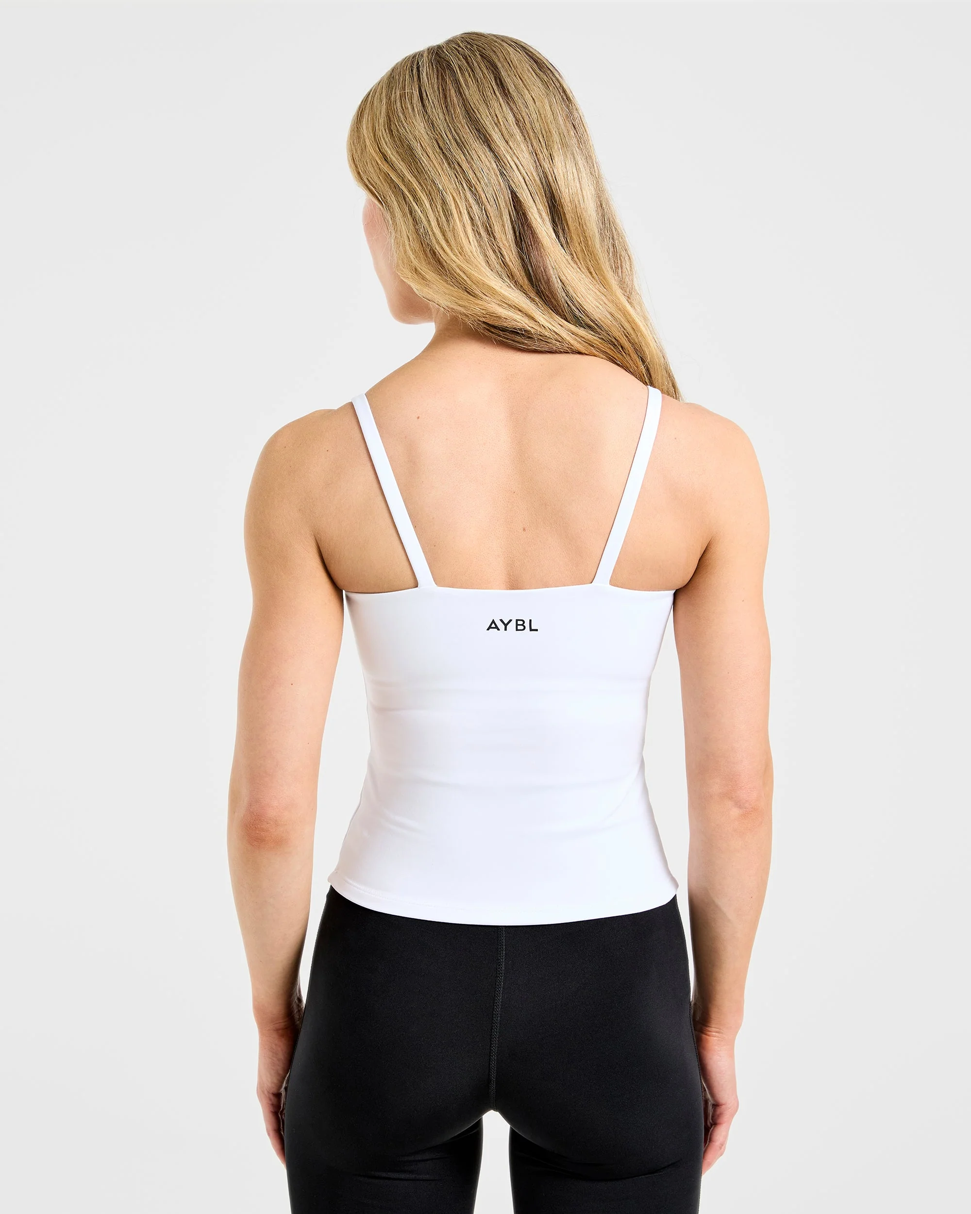 Essential Strappy Tank Top - Blanc - Image 2