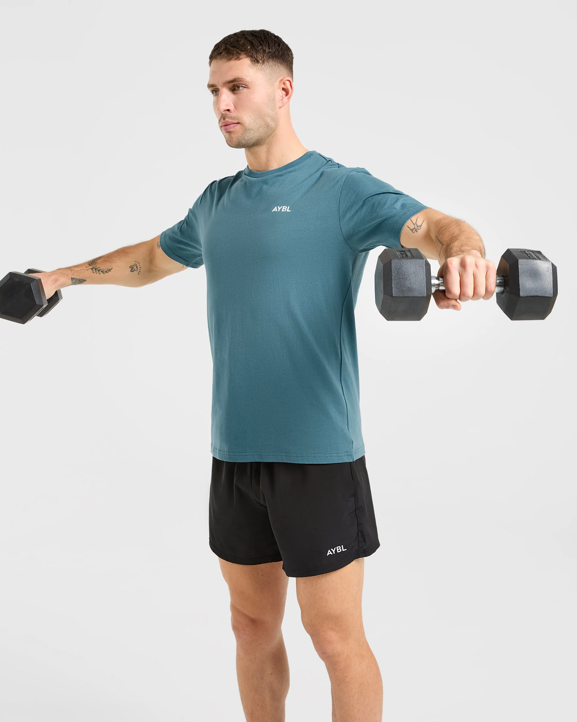 Essential T Shirt - Atlantic Teal - Image 7