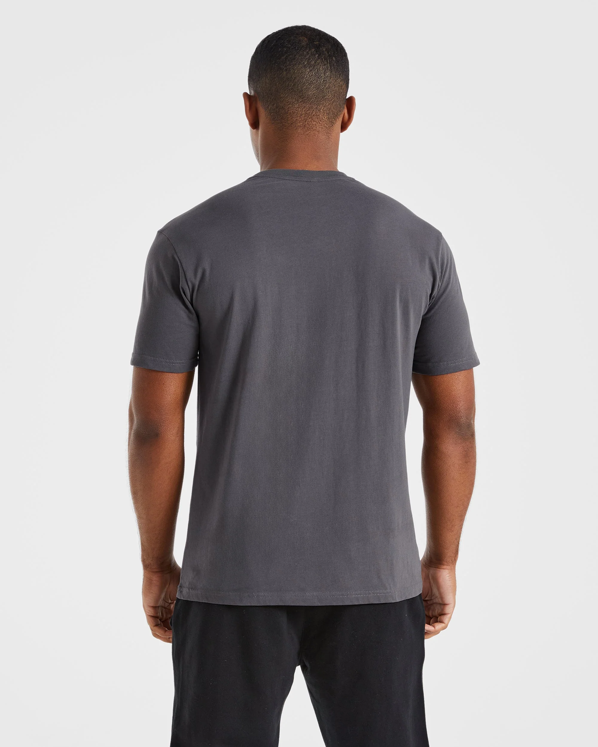 Essential T Shirt - Charcoal - Image 2