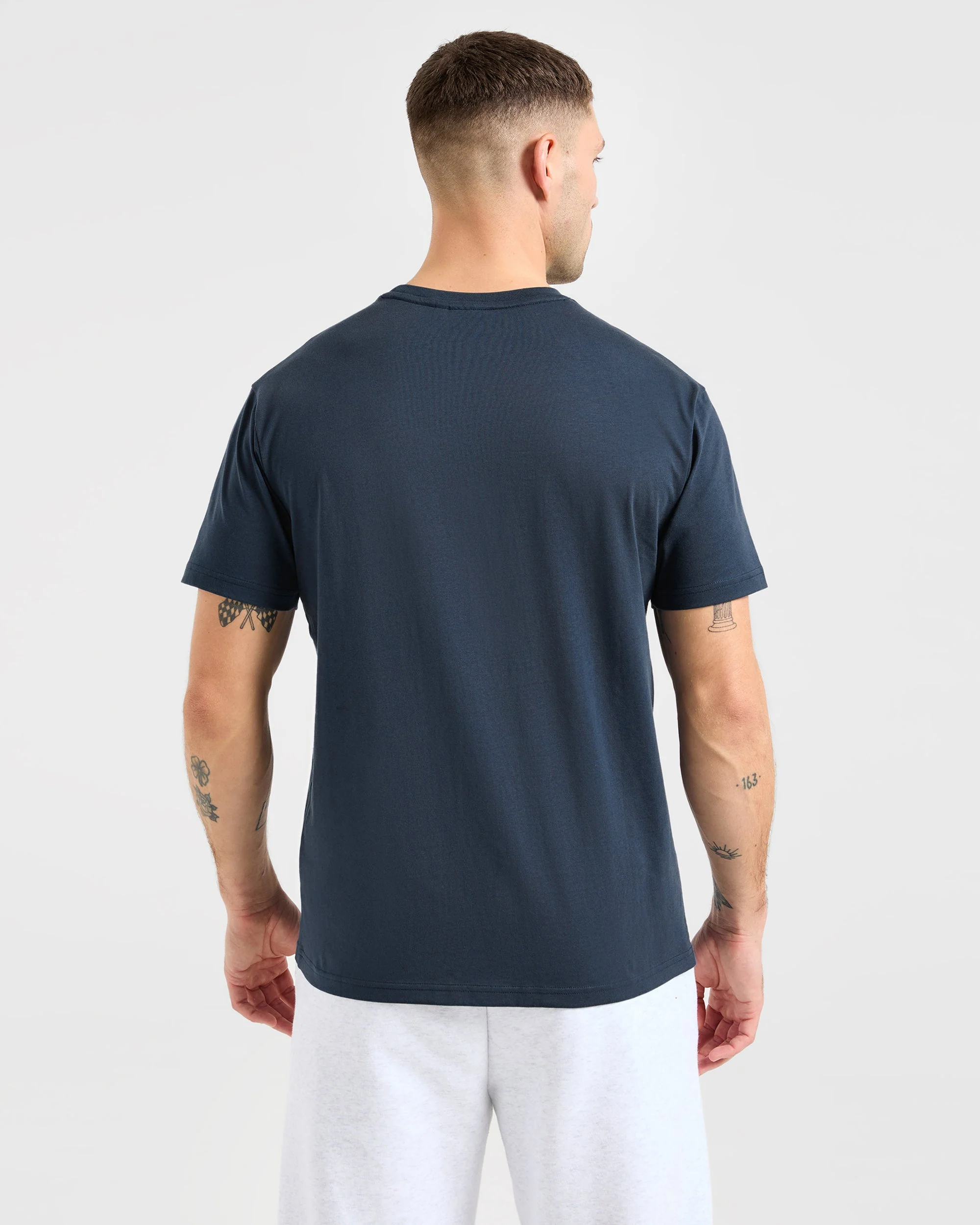 Essential T Shirt - Navy Bleu - Image 2