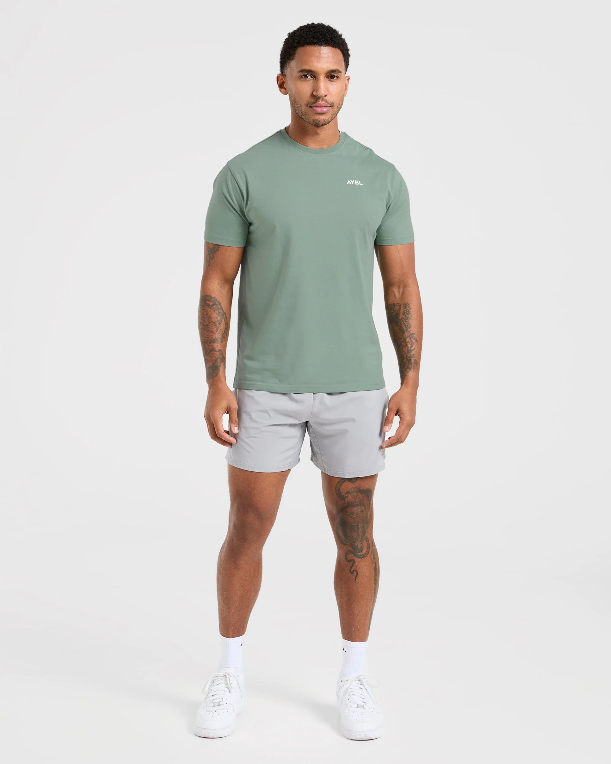 Essential T Shirt - Slate Vert - Image 3