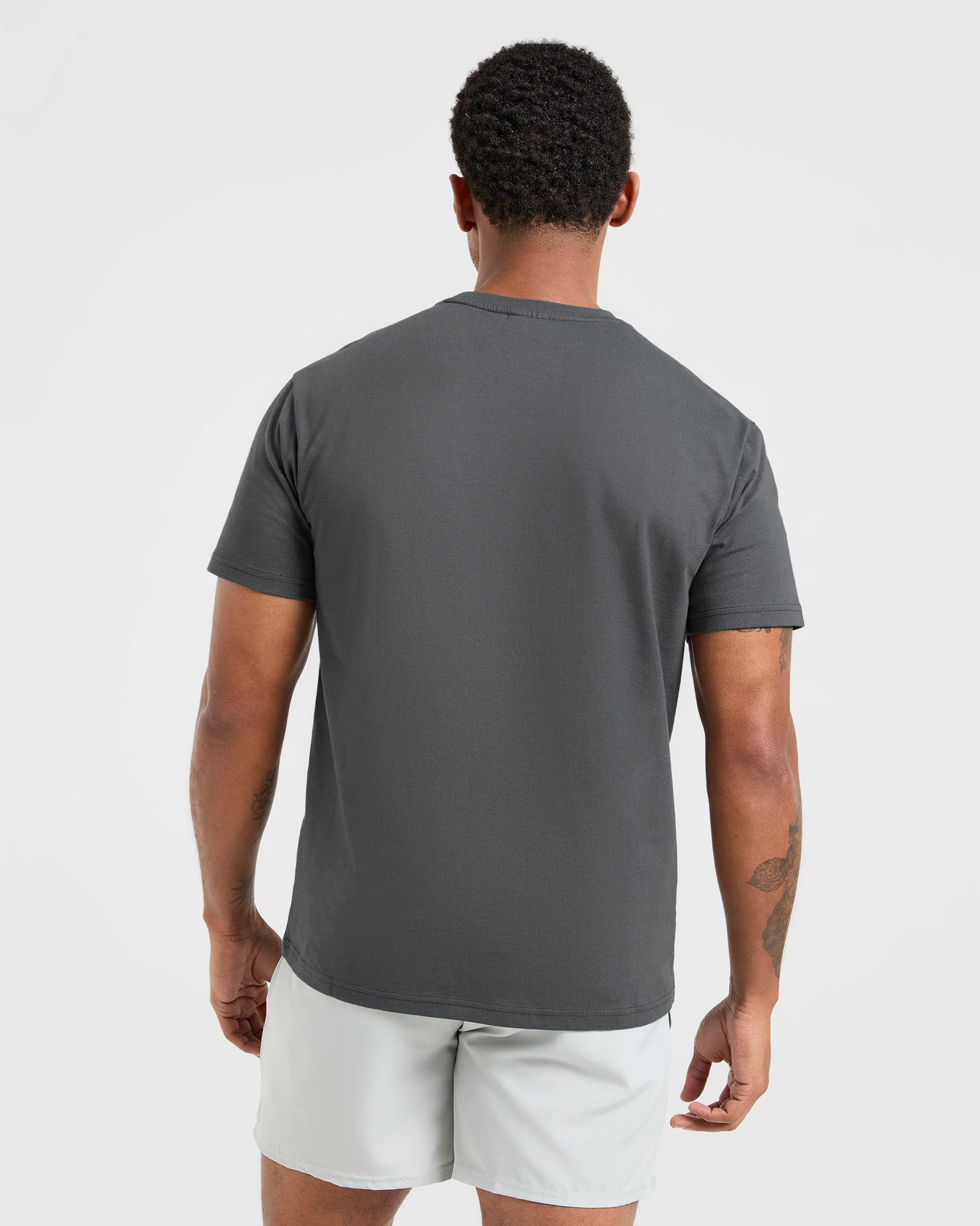 Essential T Shirt - Smoke Gris - Image 2
