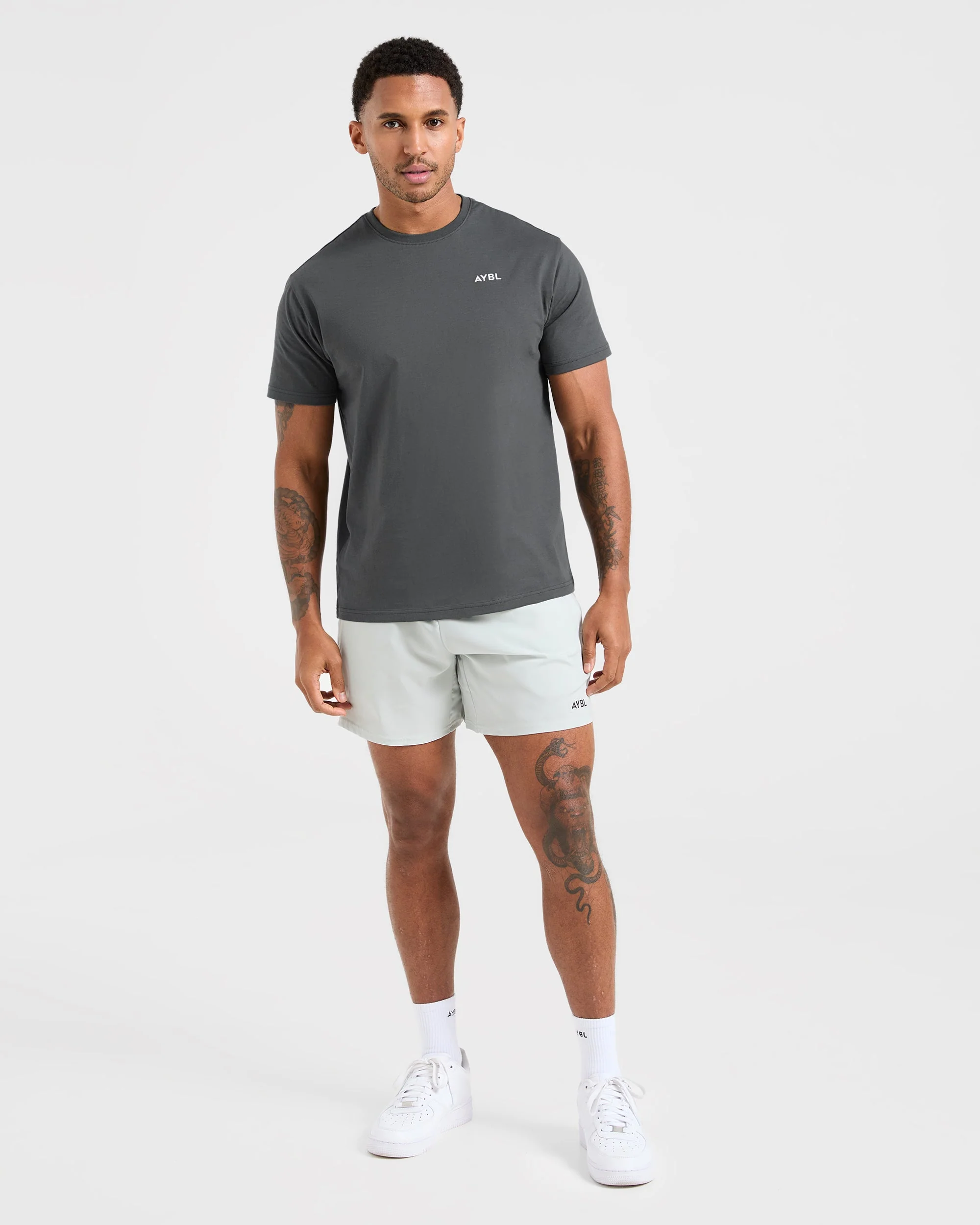 Essential T Shirt - Smoke Gris - Image 3