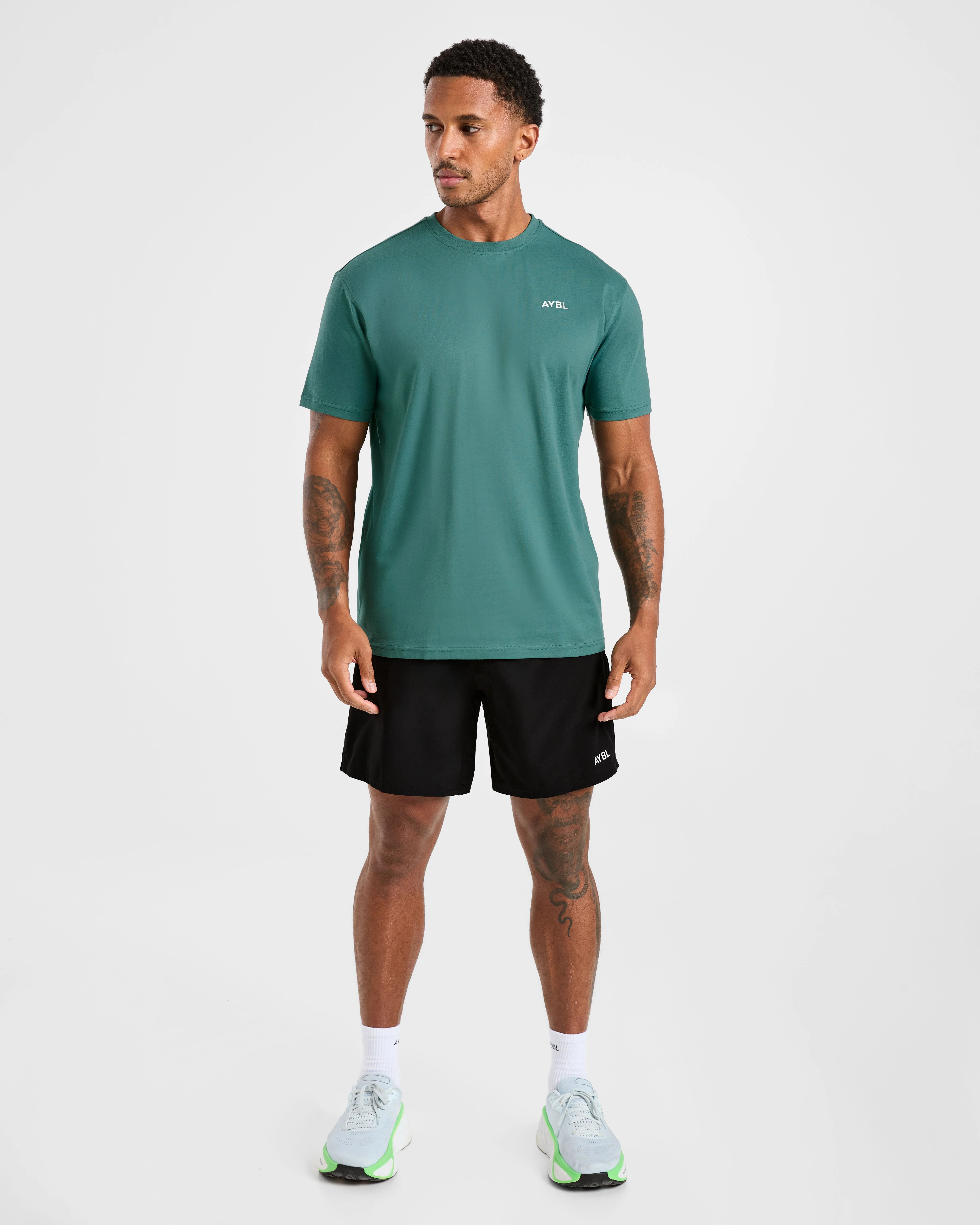 Essential T Shirt - Vintage Teal - Image 3