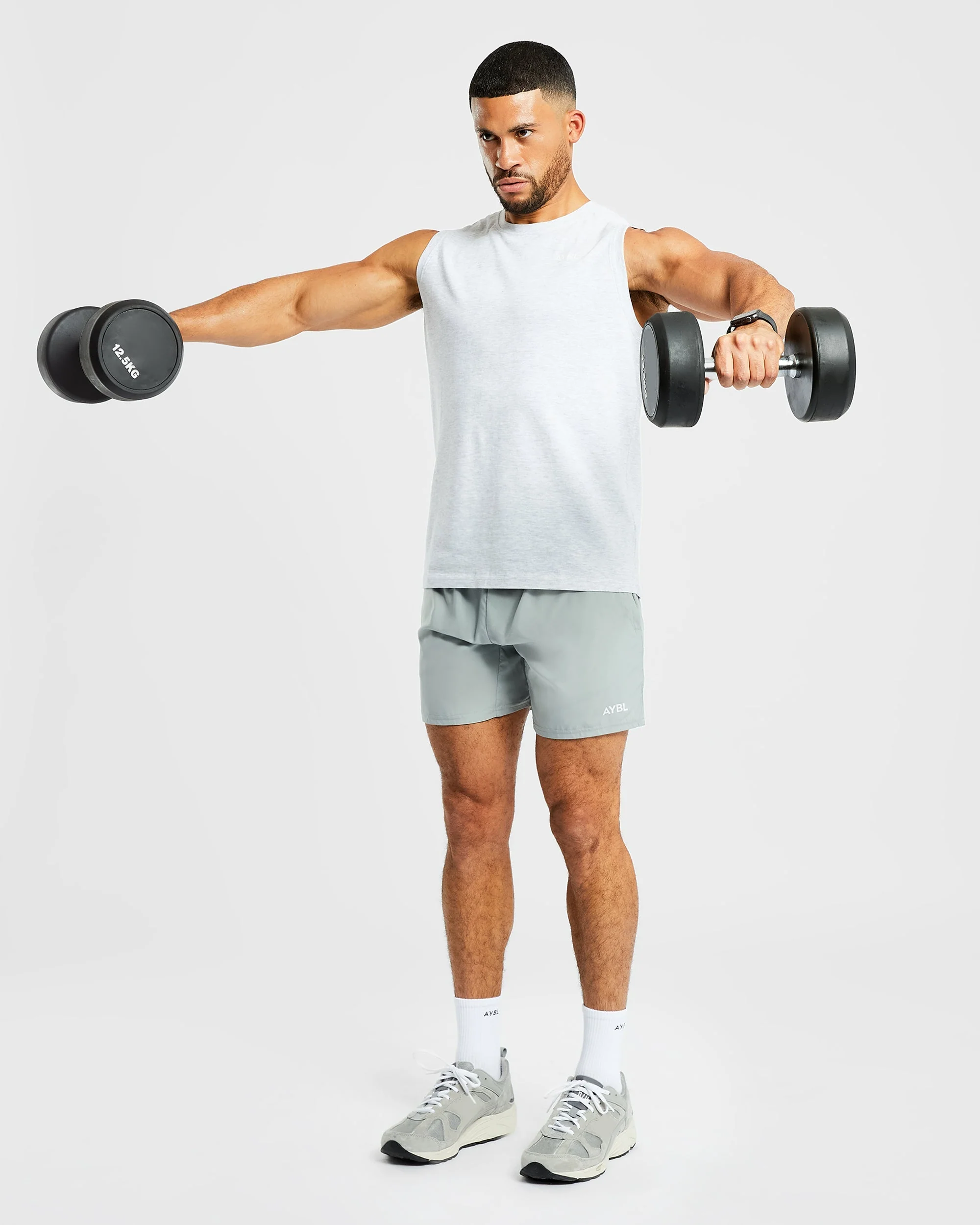 Essential Tank - Light Gris Marl - Image 8