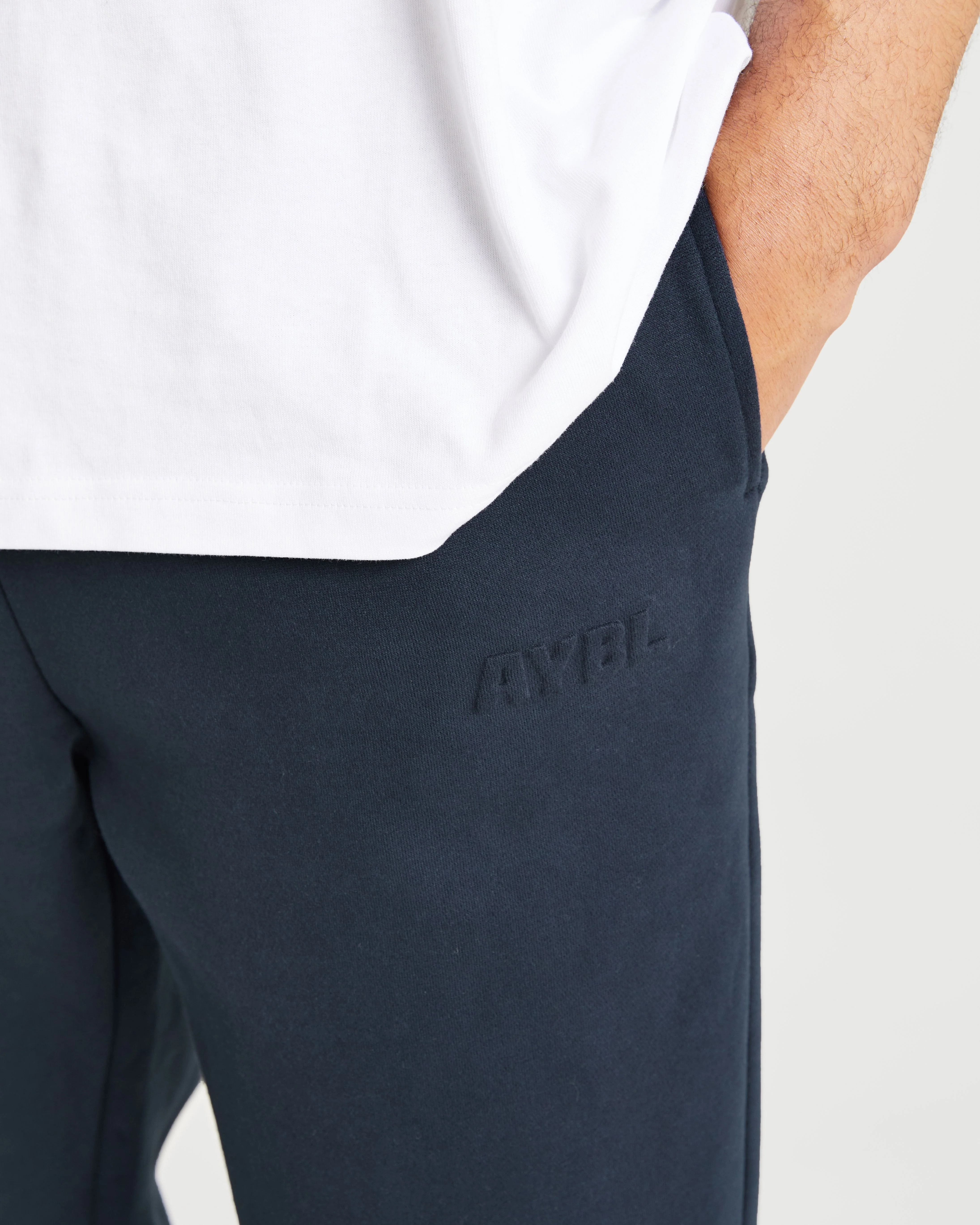 Etched Joggers - Navy - Image 5