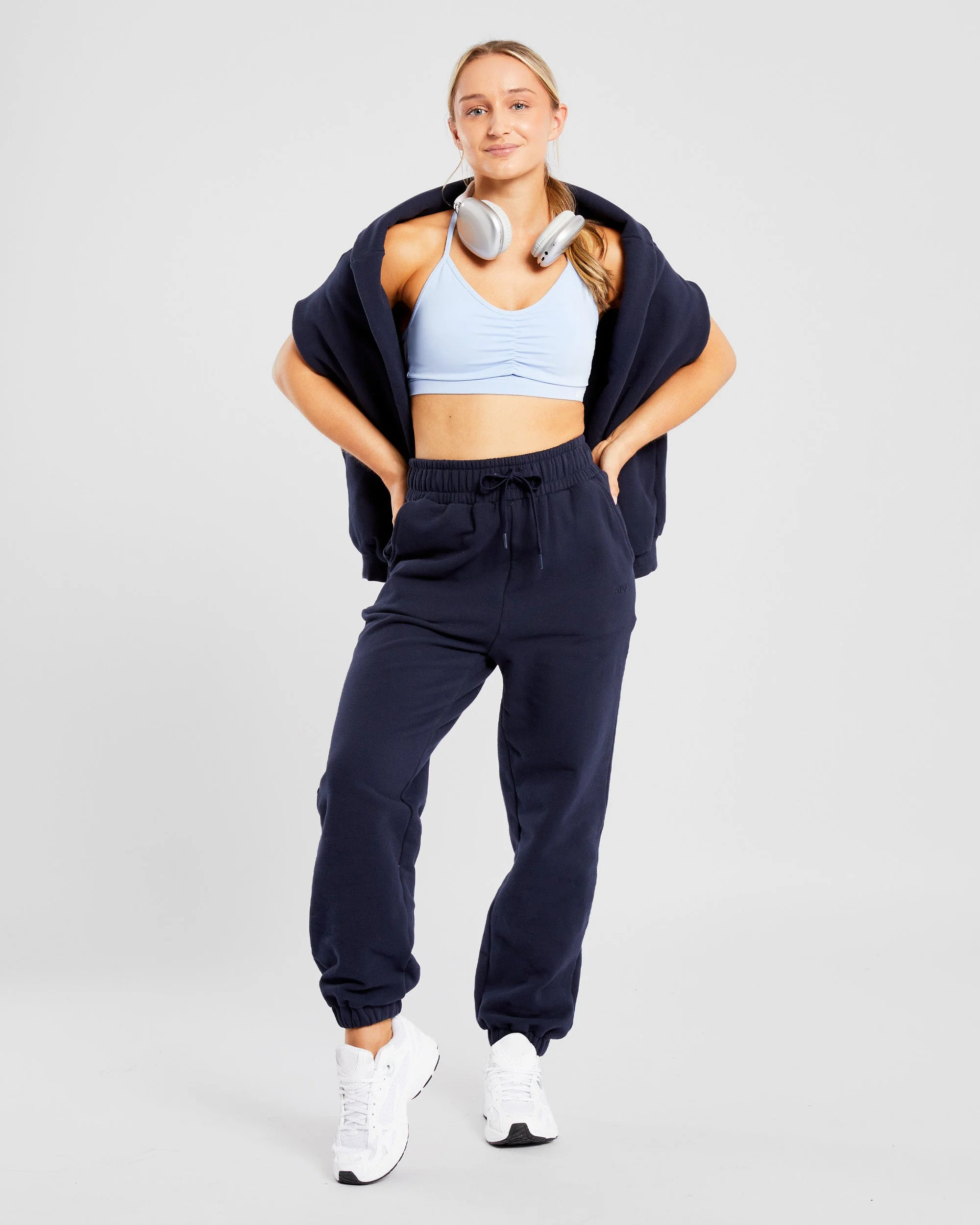 Everyday Relaxed Joggers - Navy - Image 7
