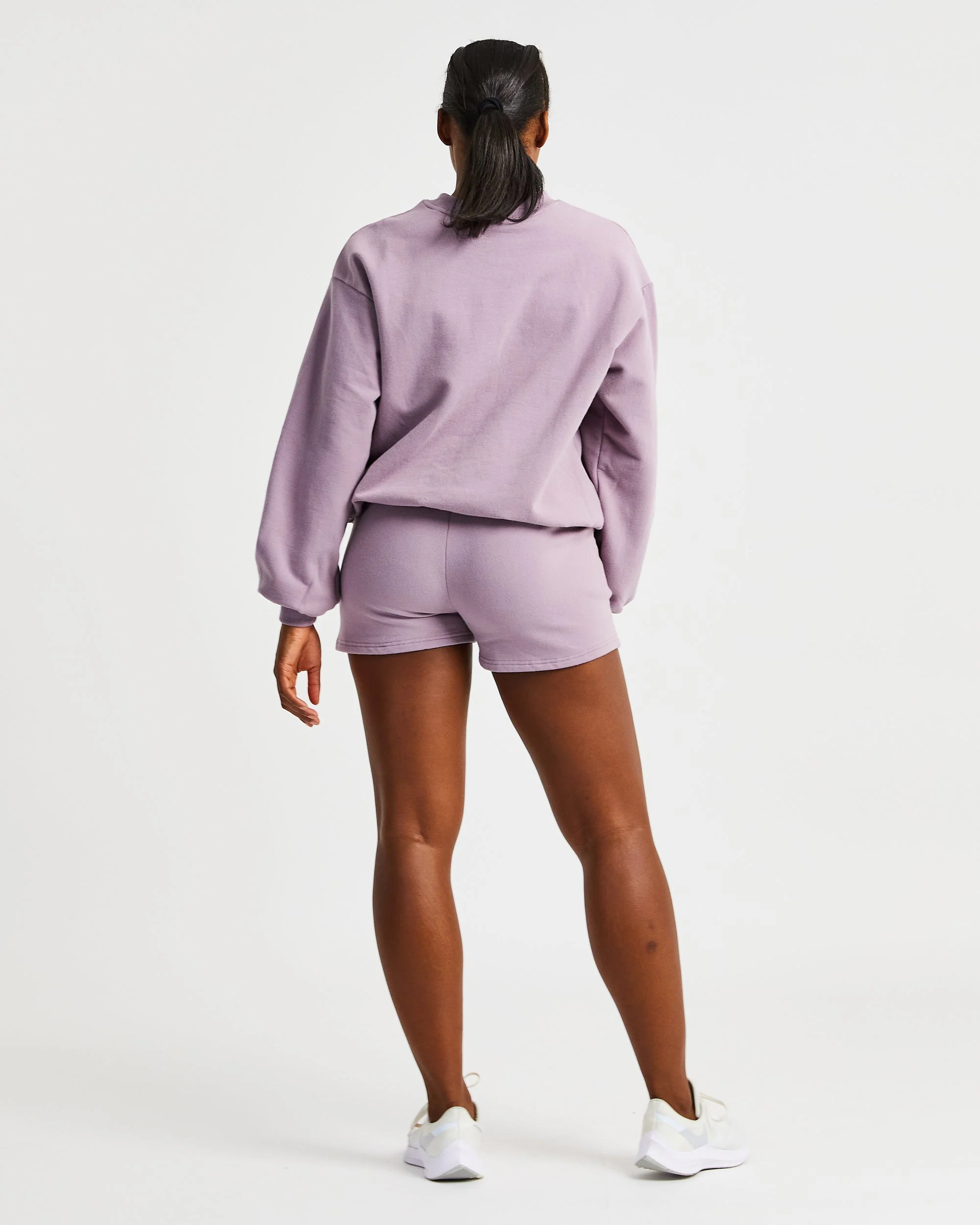 Everyday Relaxed Shorts - Muted Mauve - Image 4