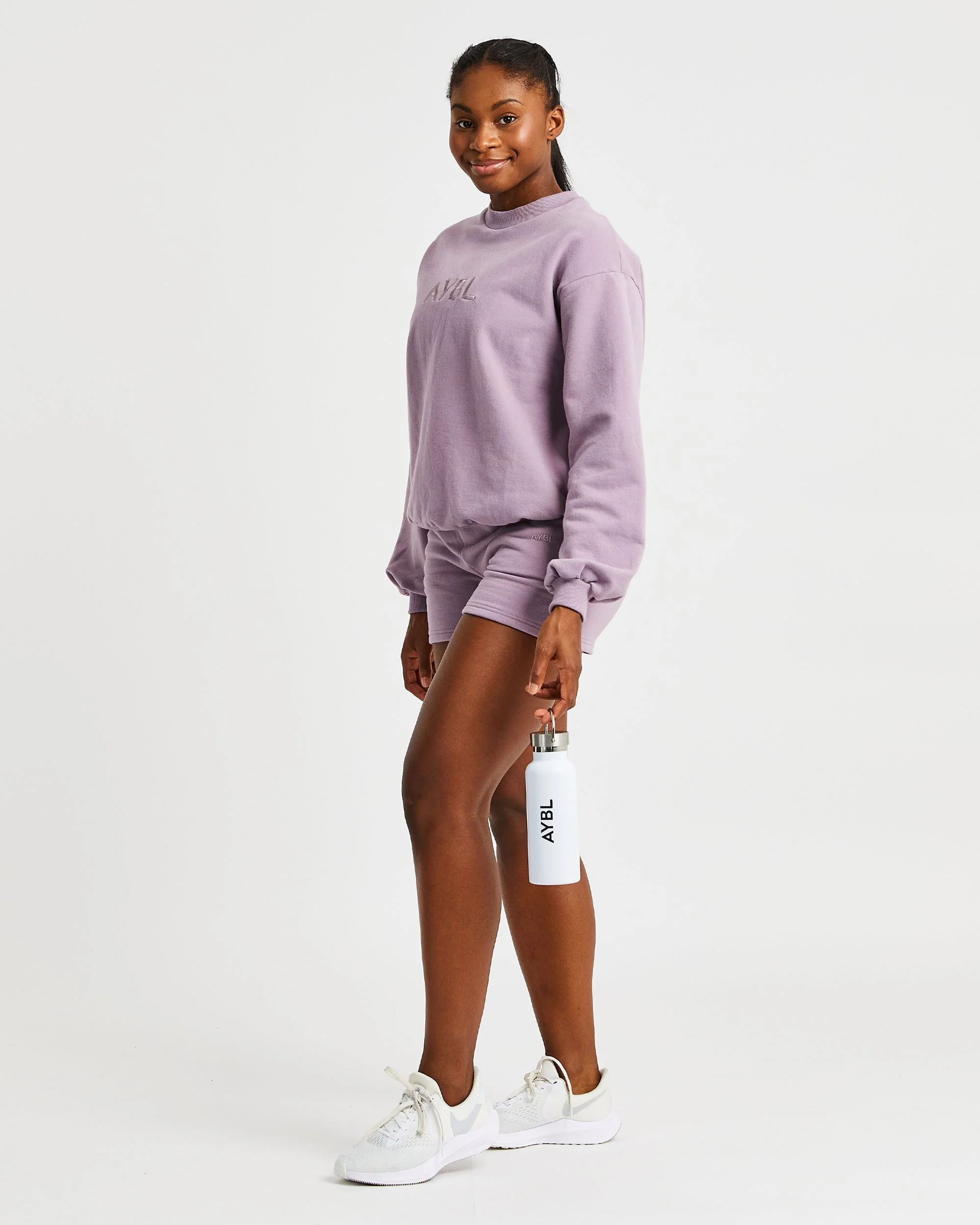 Everyday Relaxed Shorts - Muted Mauve - Image 7