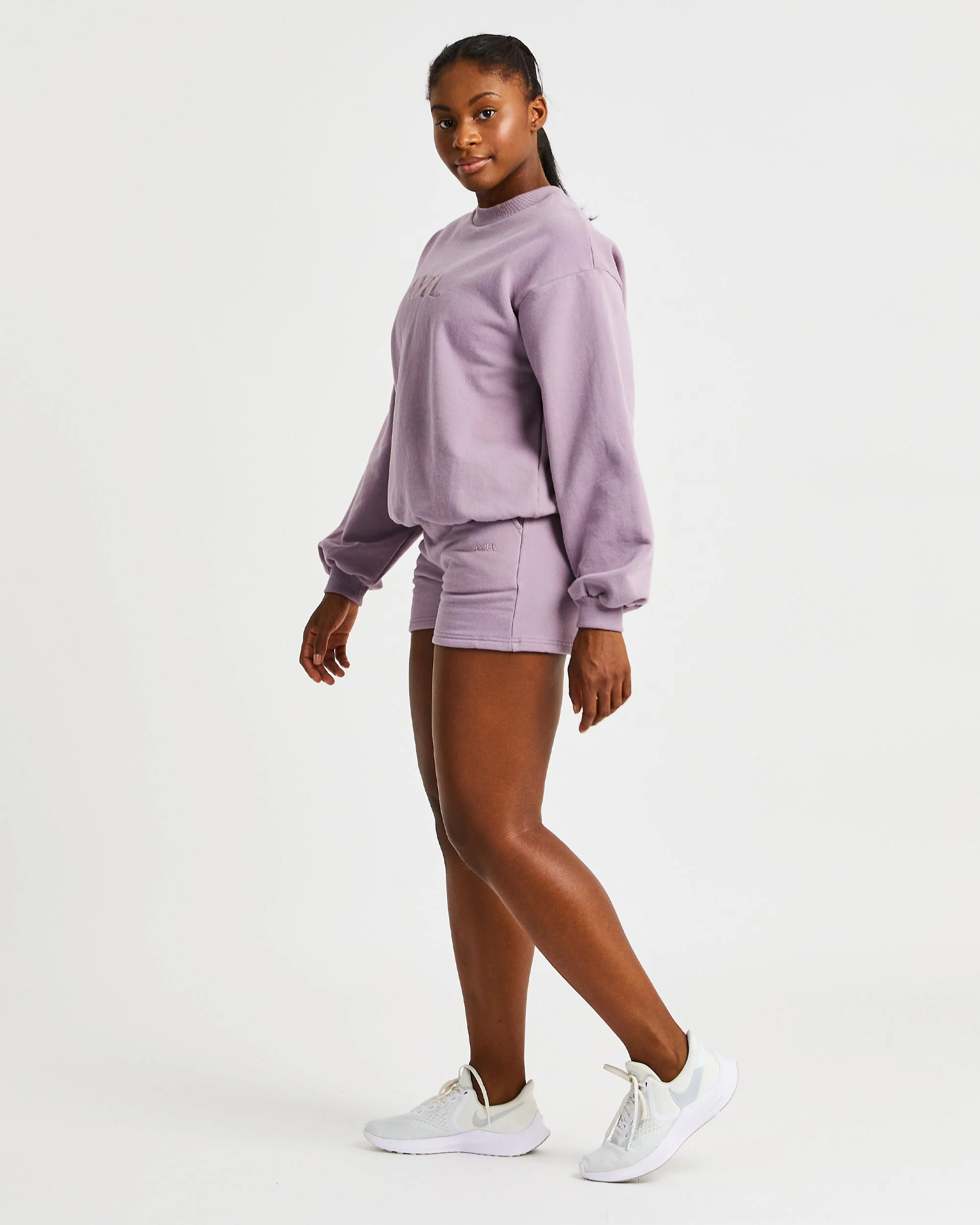 Everyday Relaxed Shorts - Muted Mauve - Image 8
