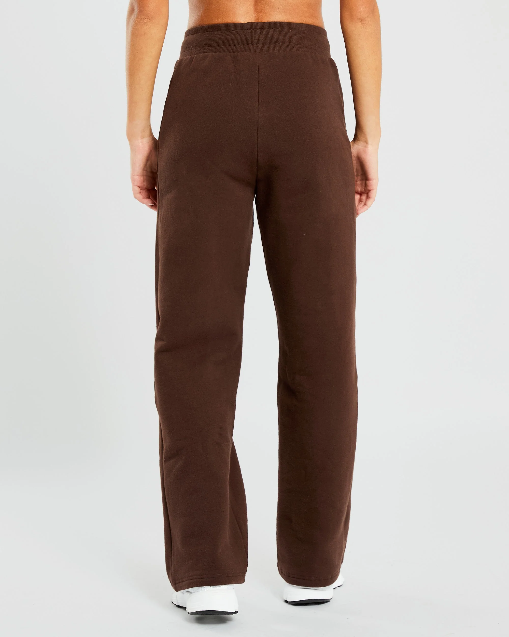 Everyday Relaxed Straight Leg Joggers - Marron - Image 2