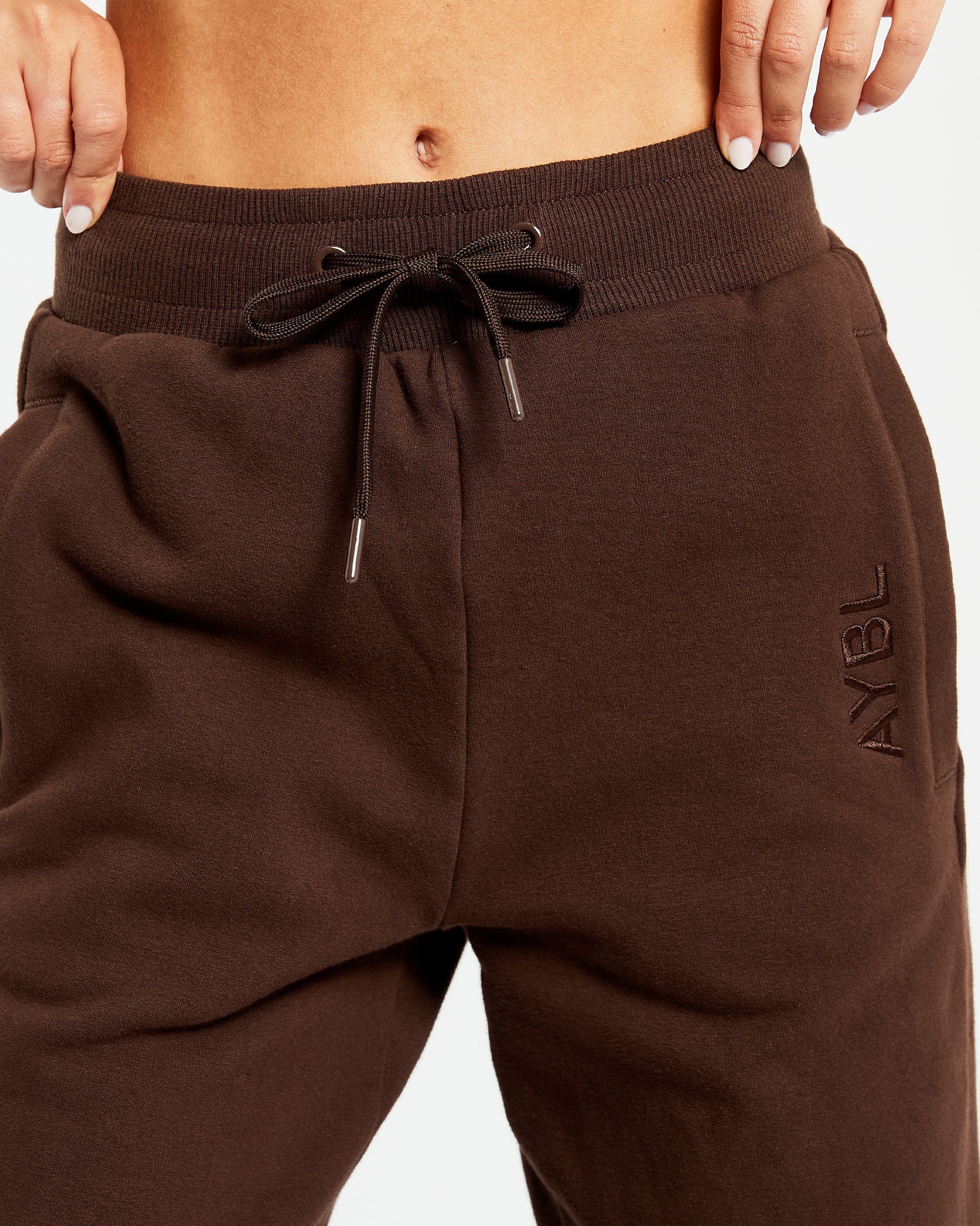 Everyday Relaxed Straight Leg Joggers - Marron - Image 5