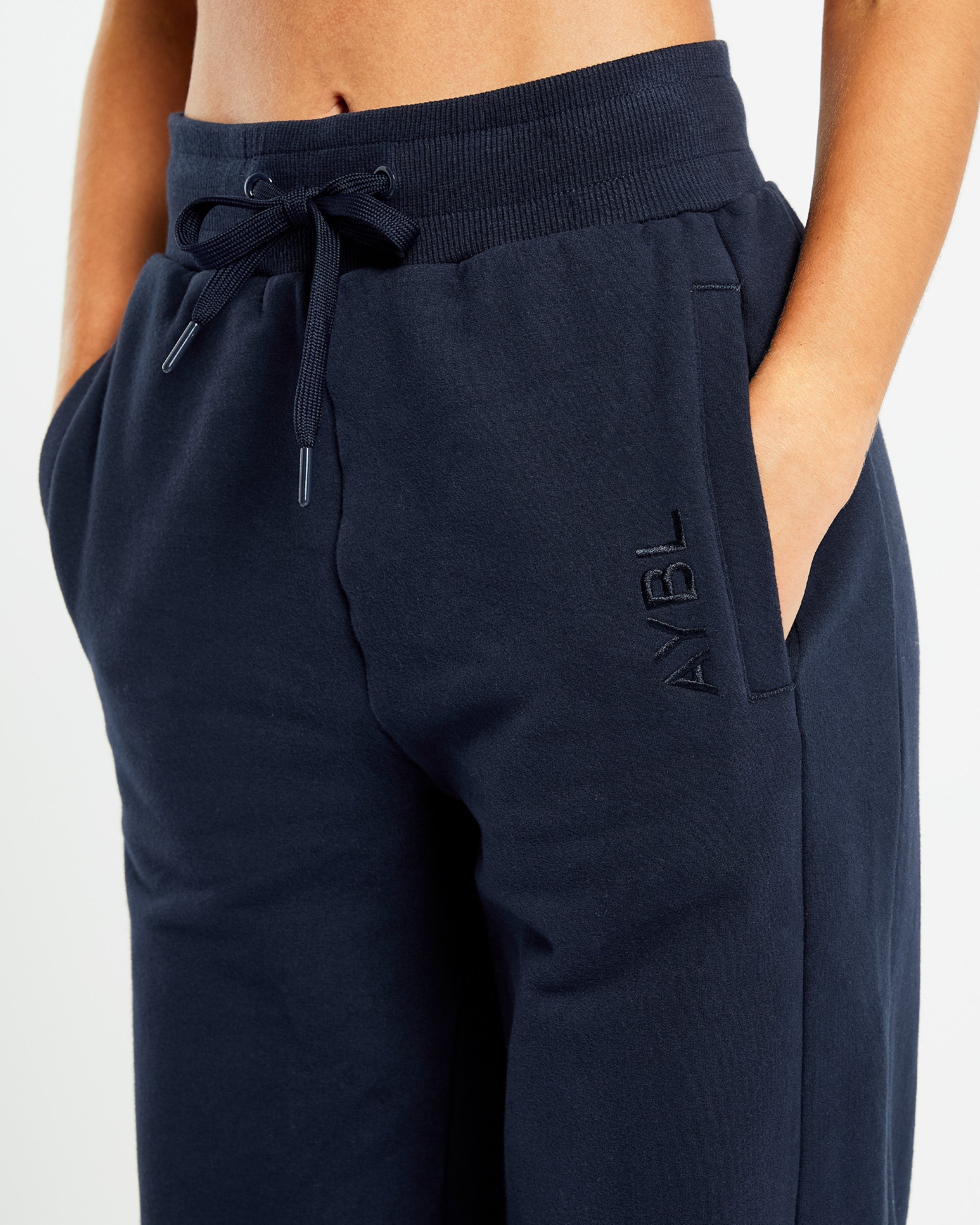 Everyday Relaxed Straight Leg Joggers - Navy - Image 5