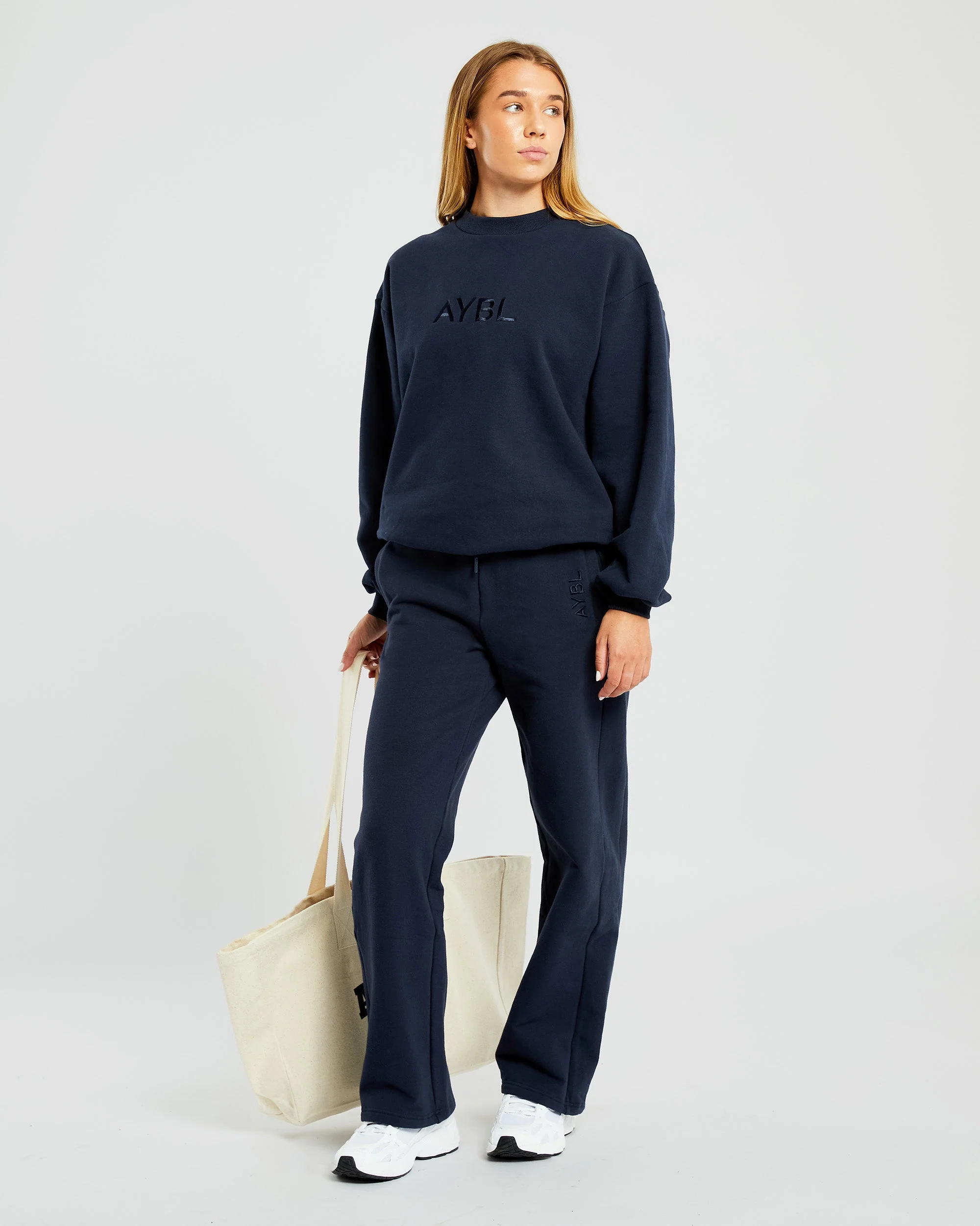 Everyday Relaxed Sweater - Navy - Image 6