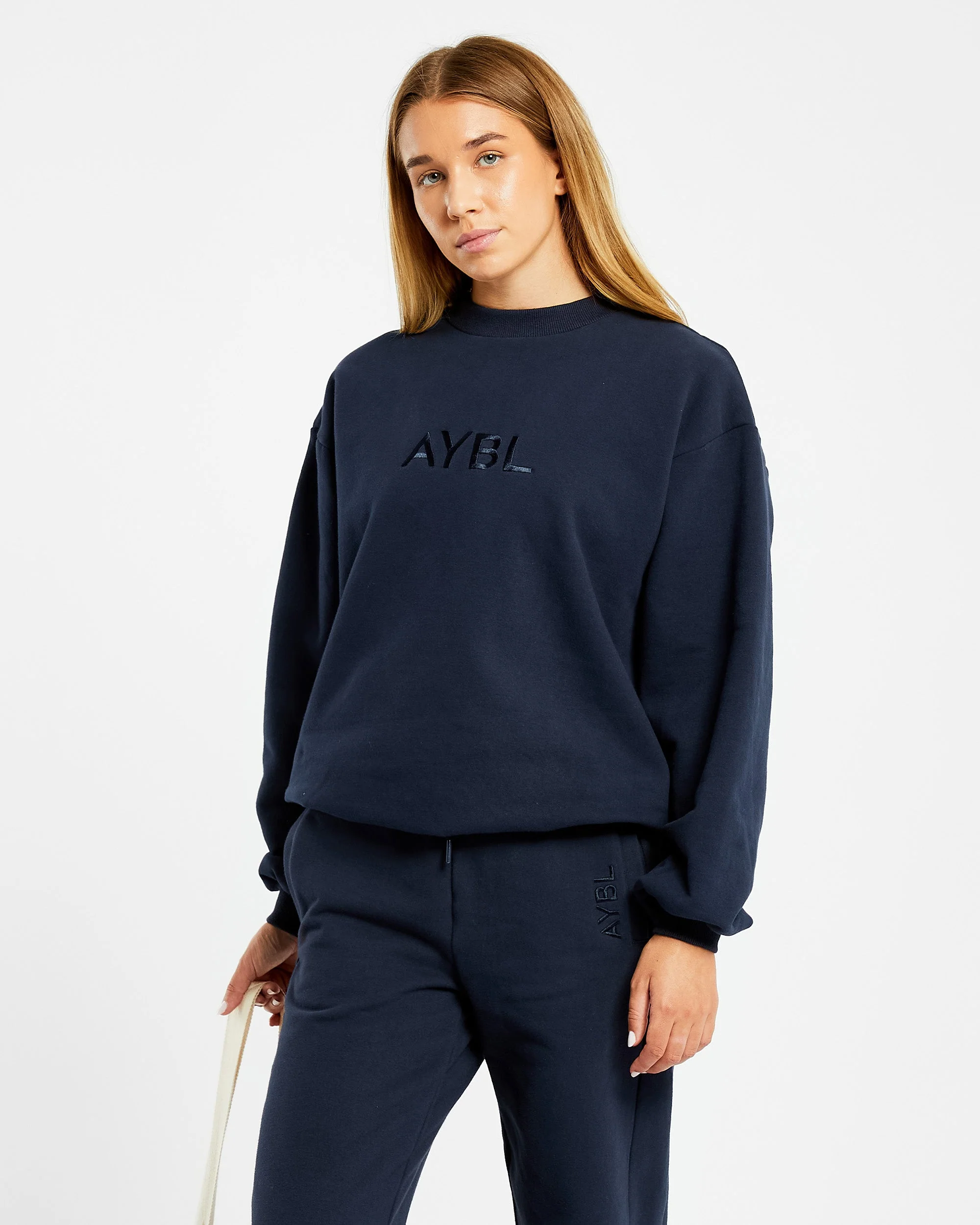 Everyday Relaxed Sweater - Navy - Image 8