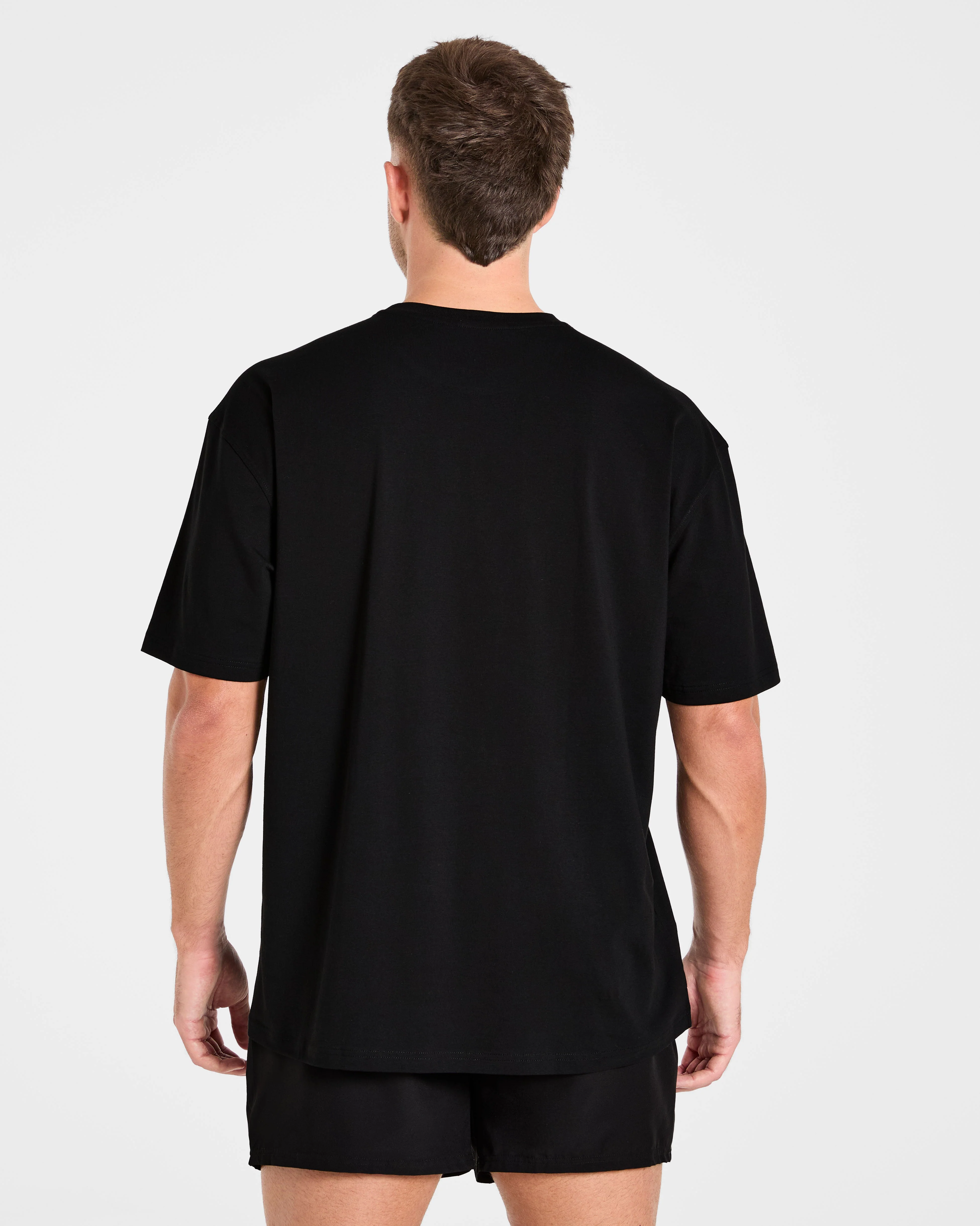 Force Oversized T Shirt - Noir - Image 2