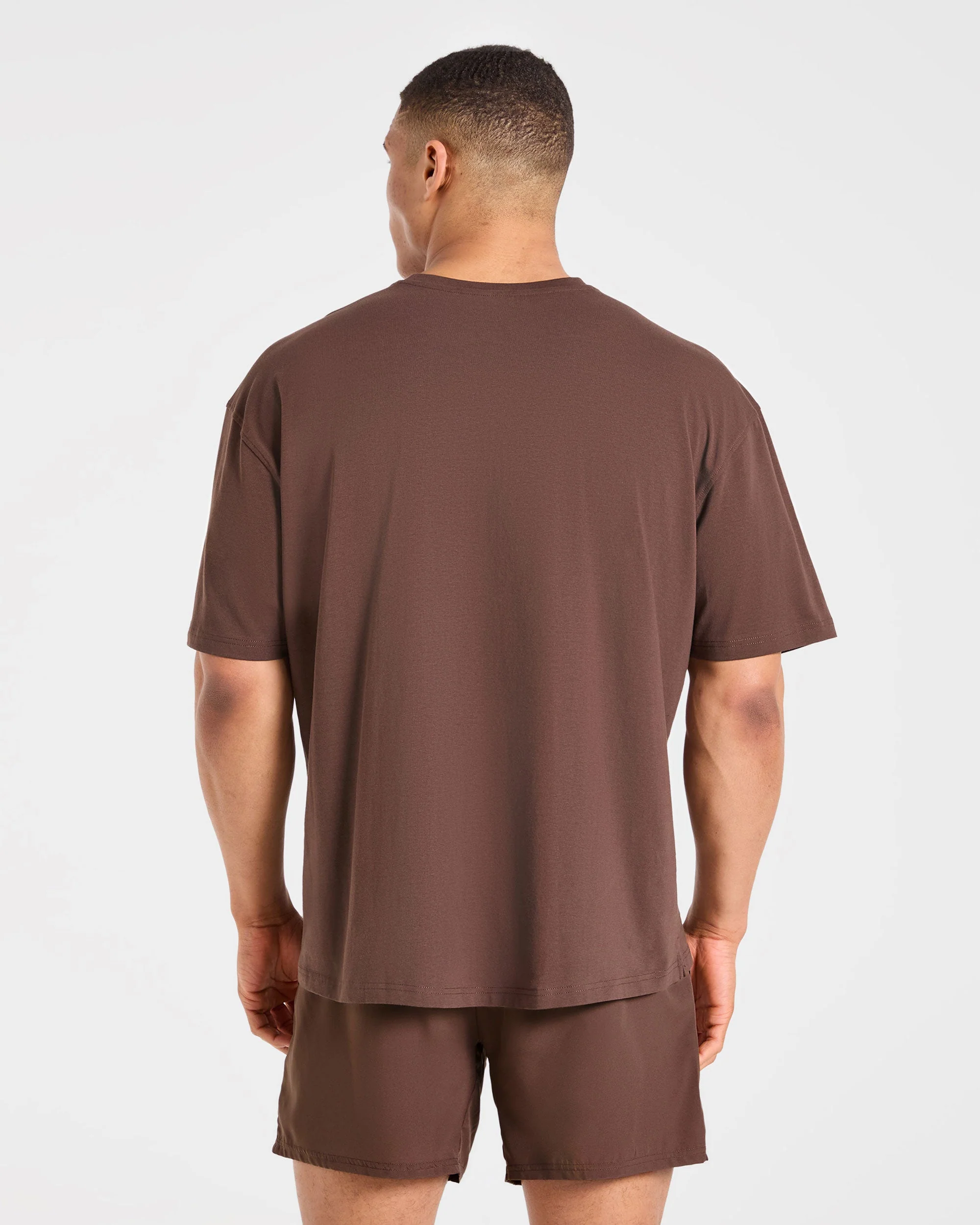 Force Oversized T Shirt - Marron - Image 2
