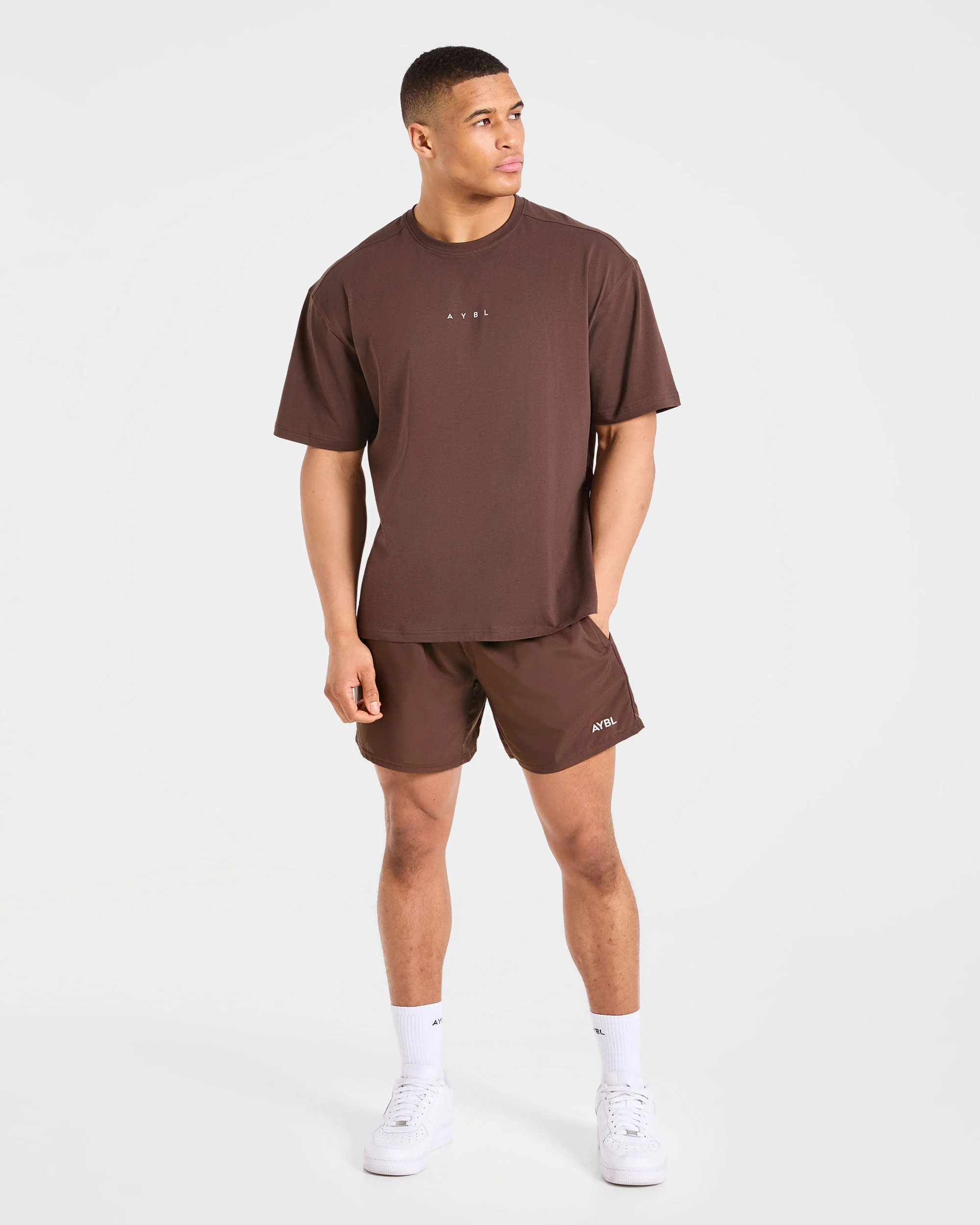 Force Oversized T Shirt - Marron - Image 3