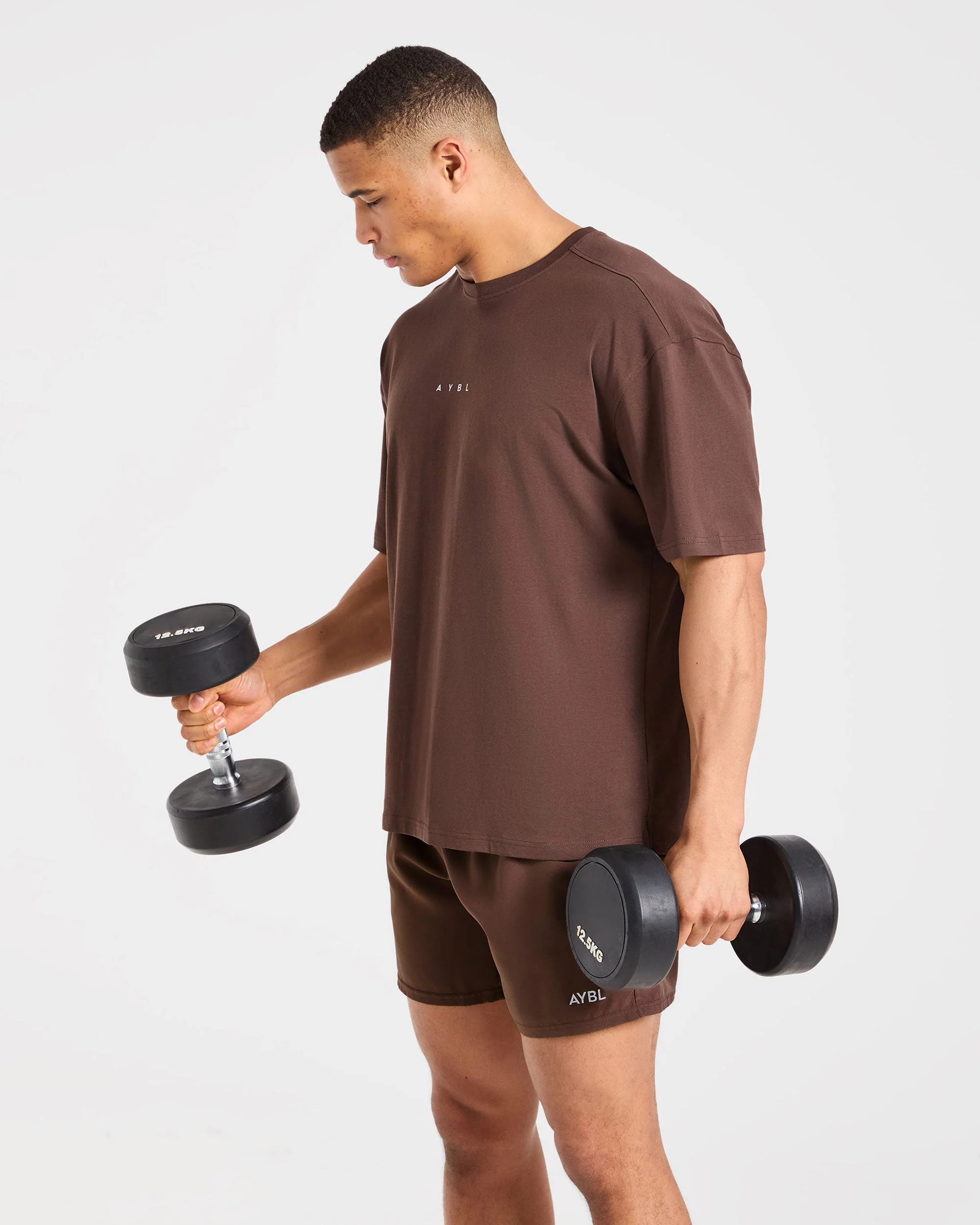 Force Oversized T Shirt - Marron - Image 8