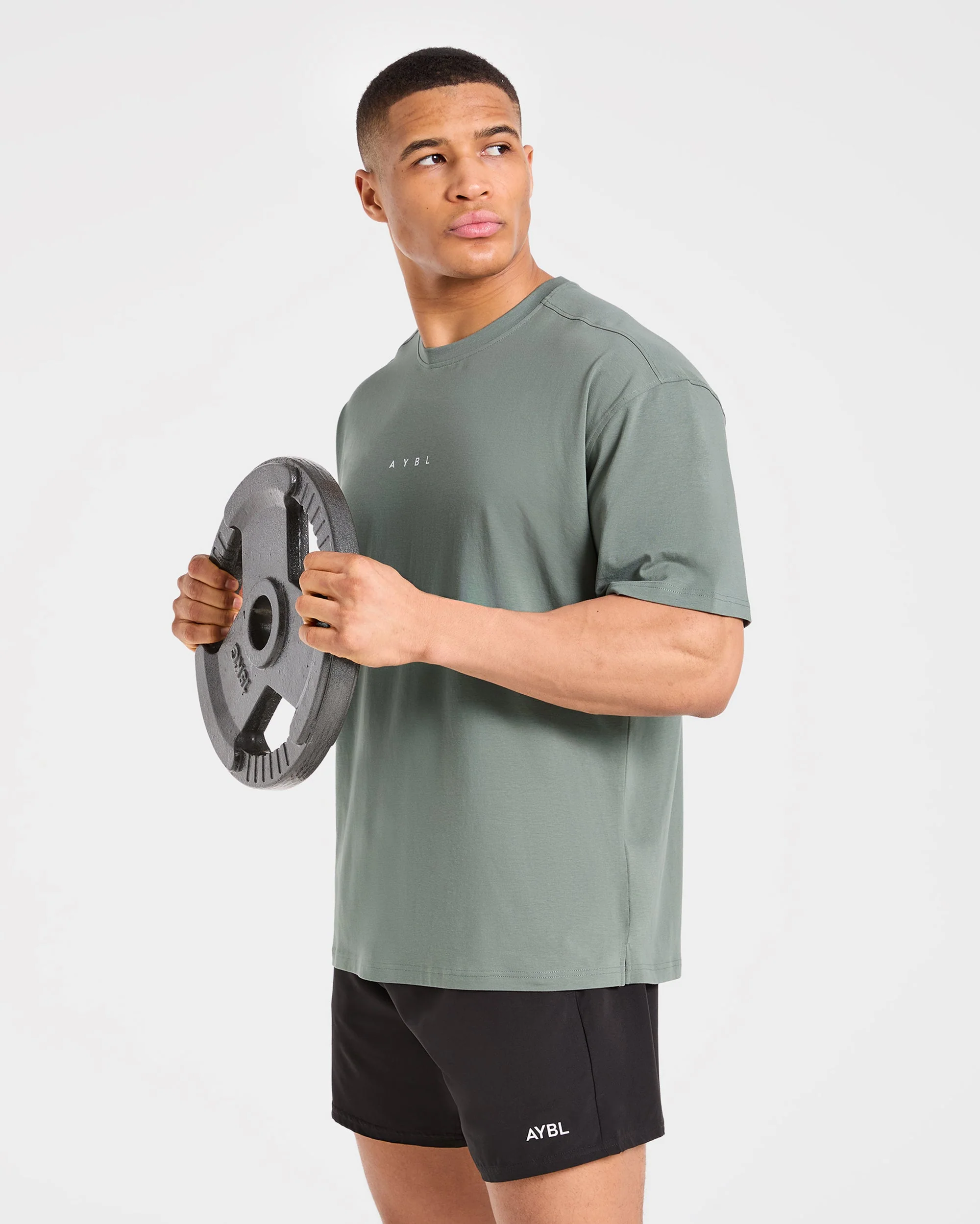 Force Oversized T Shirt - Deep Sage - Image 7