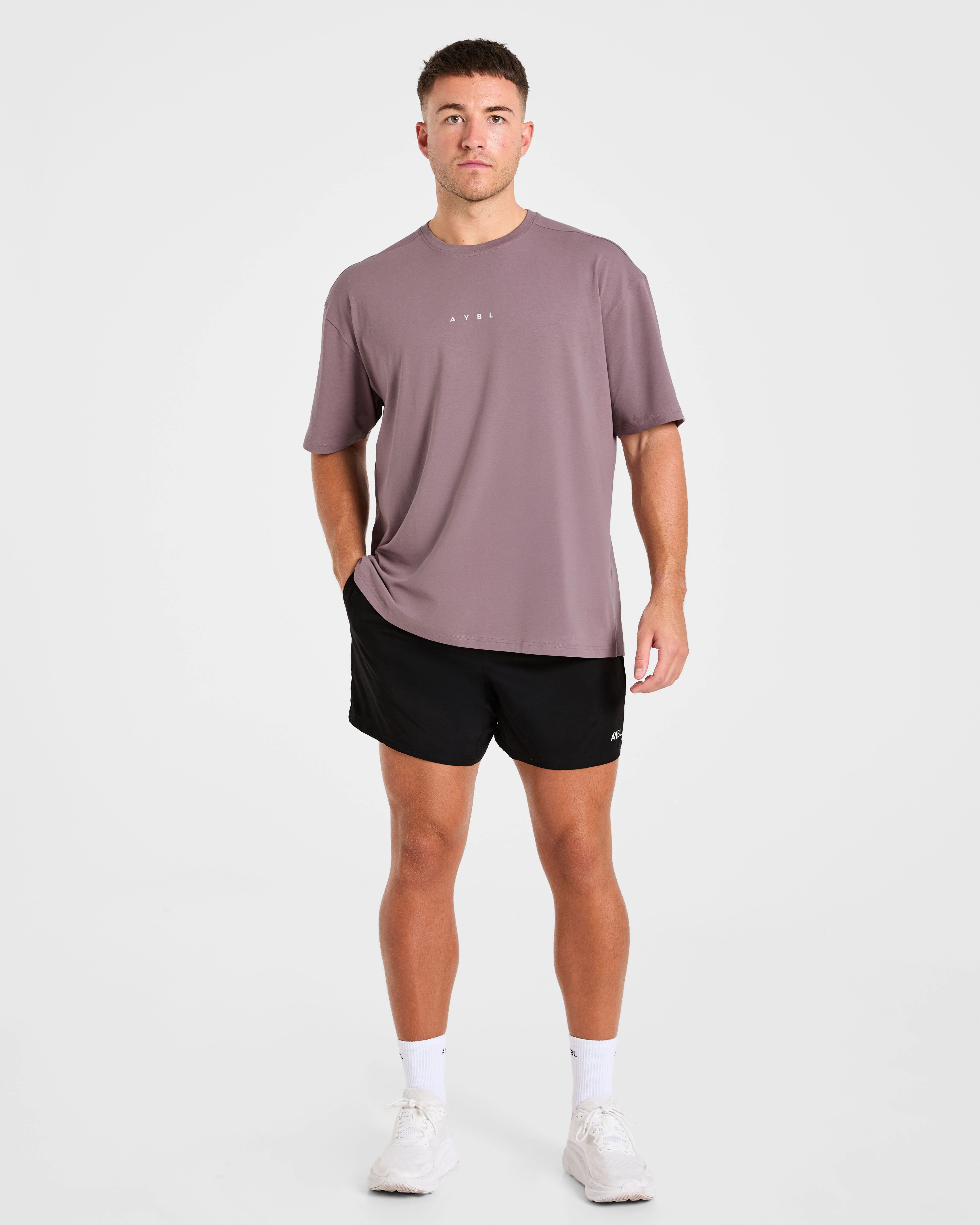 Force Oversized T Shirt - Heavy Violet - Image 3