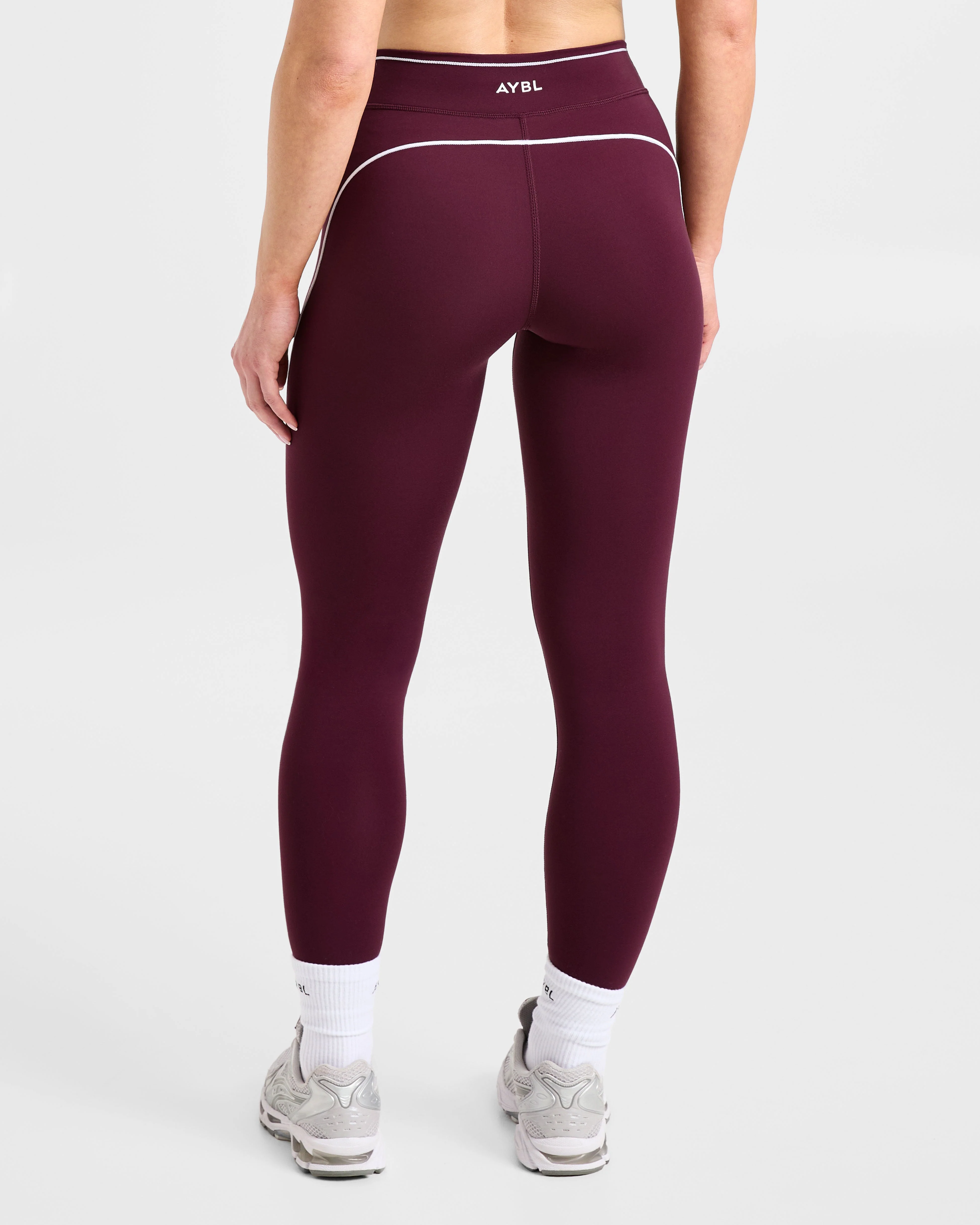 Form Leggings - Deep Mulberry - Image 2