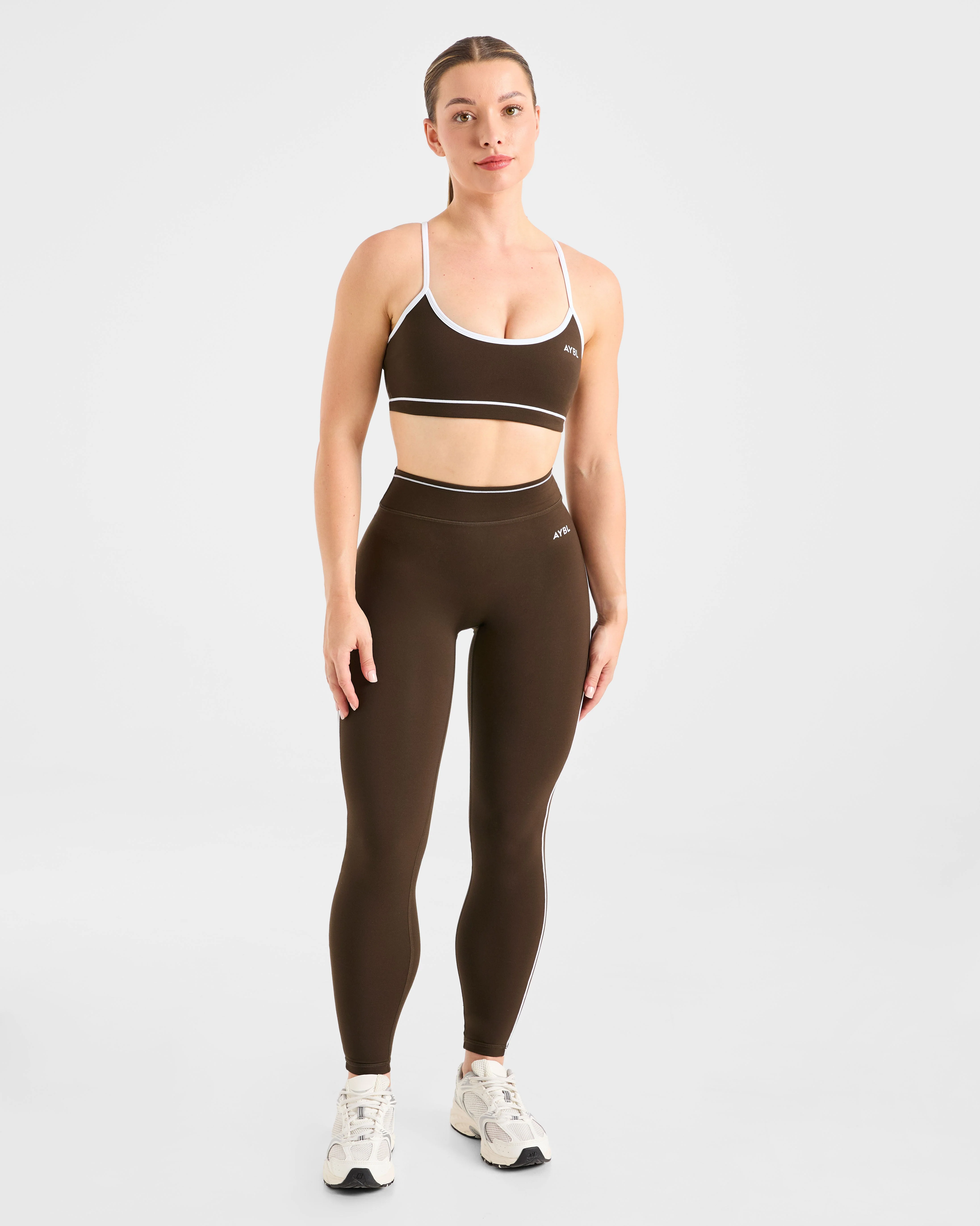 Form Sports Bra - Coffee Bean - Image 3