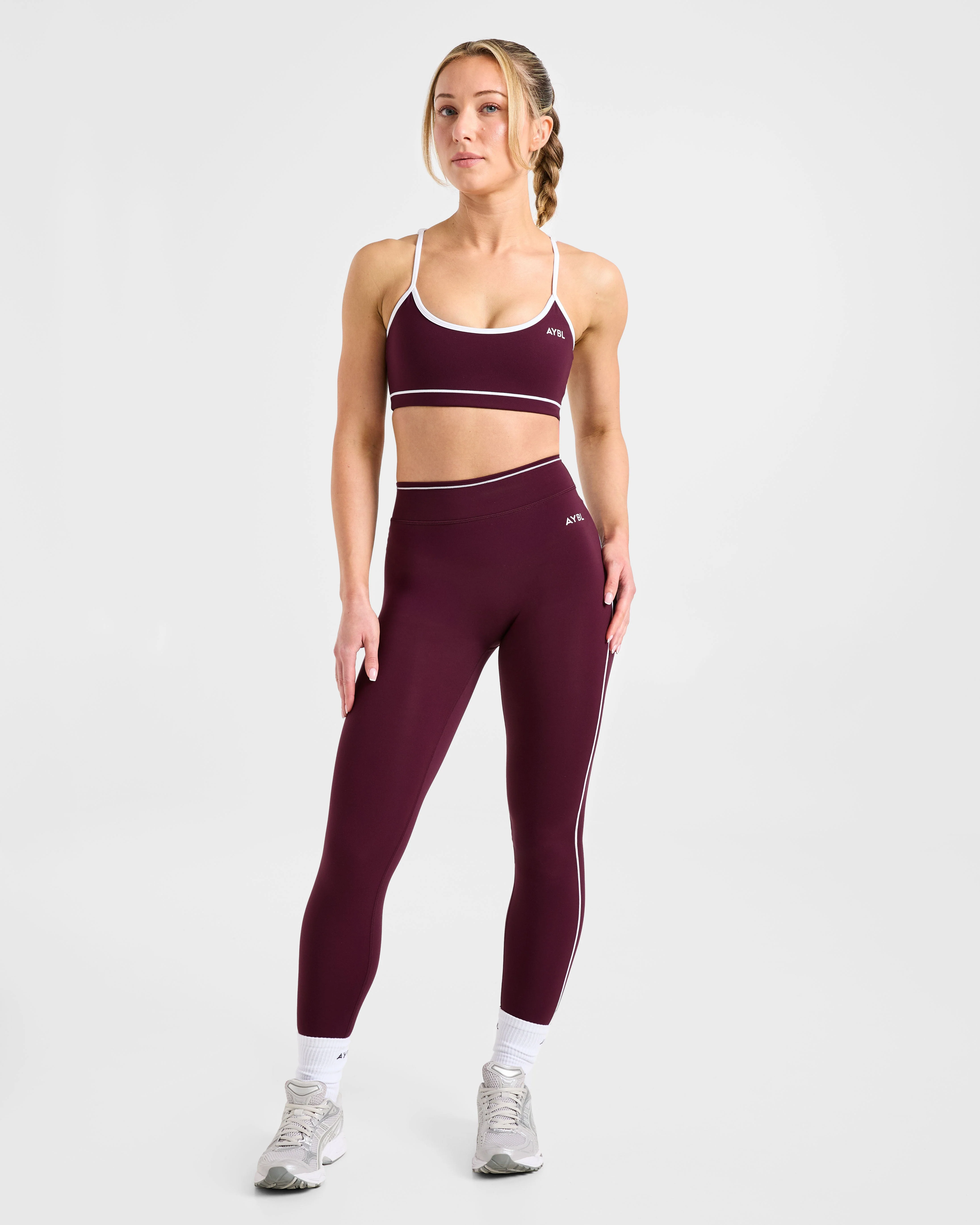 Form Sports Bra - Deep Mulberry - Image 3
