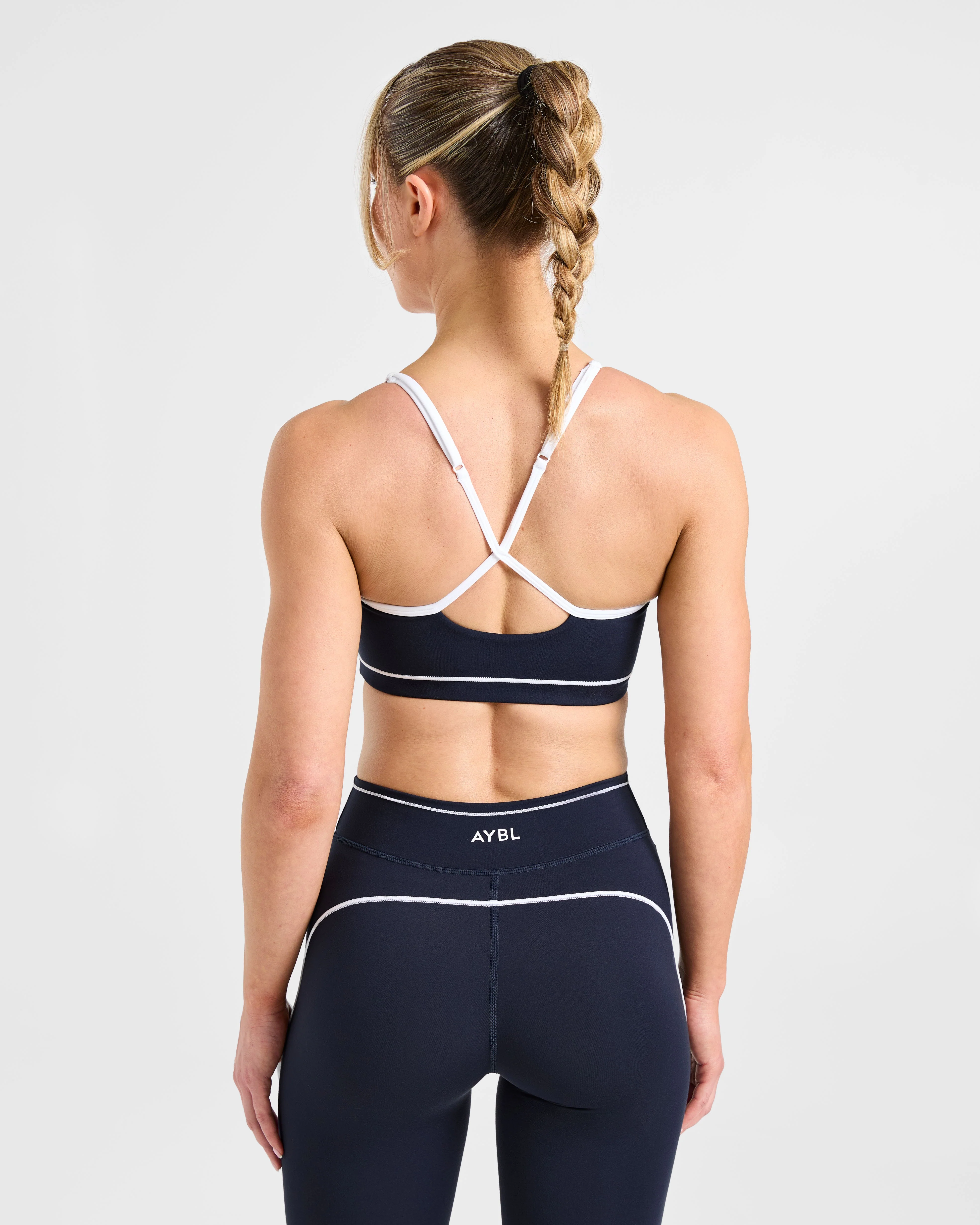 Form Sports Bra - Muted Navy - Image 2
