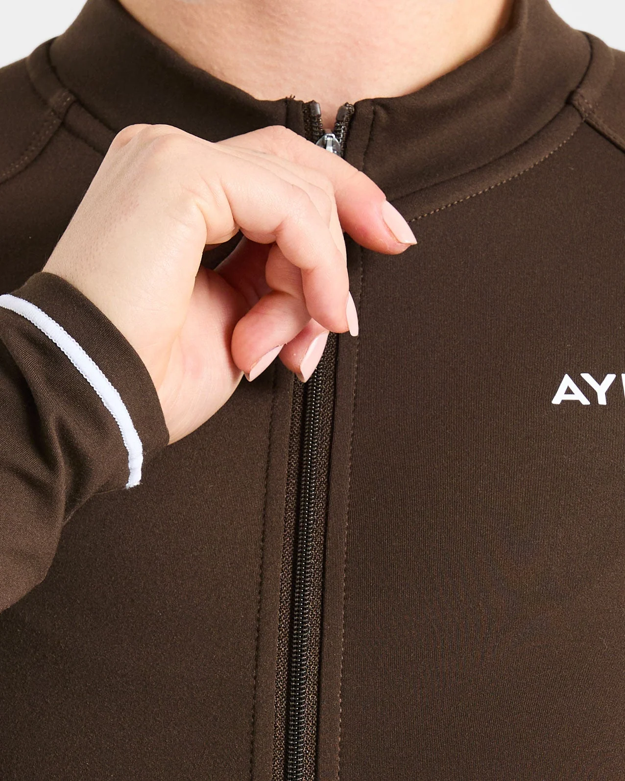 Form Zip Up Jacket - Coffee Bean - Image 5