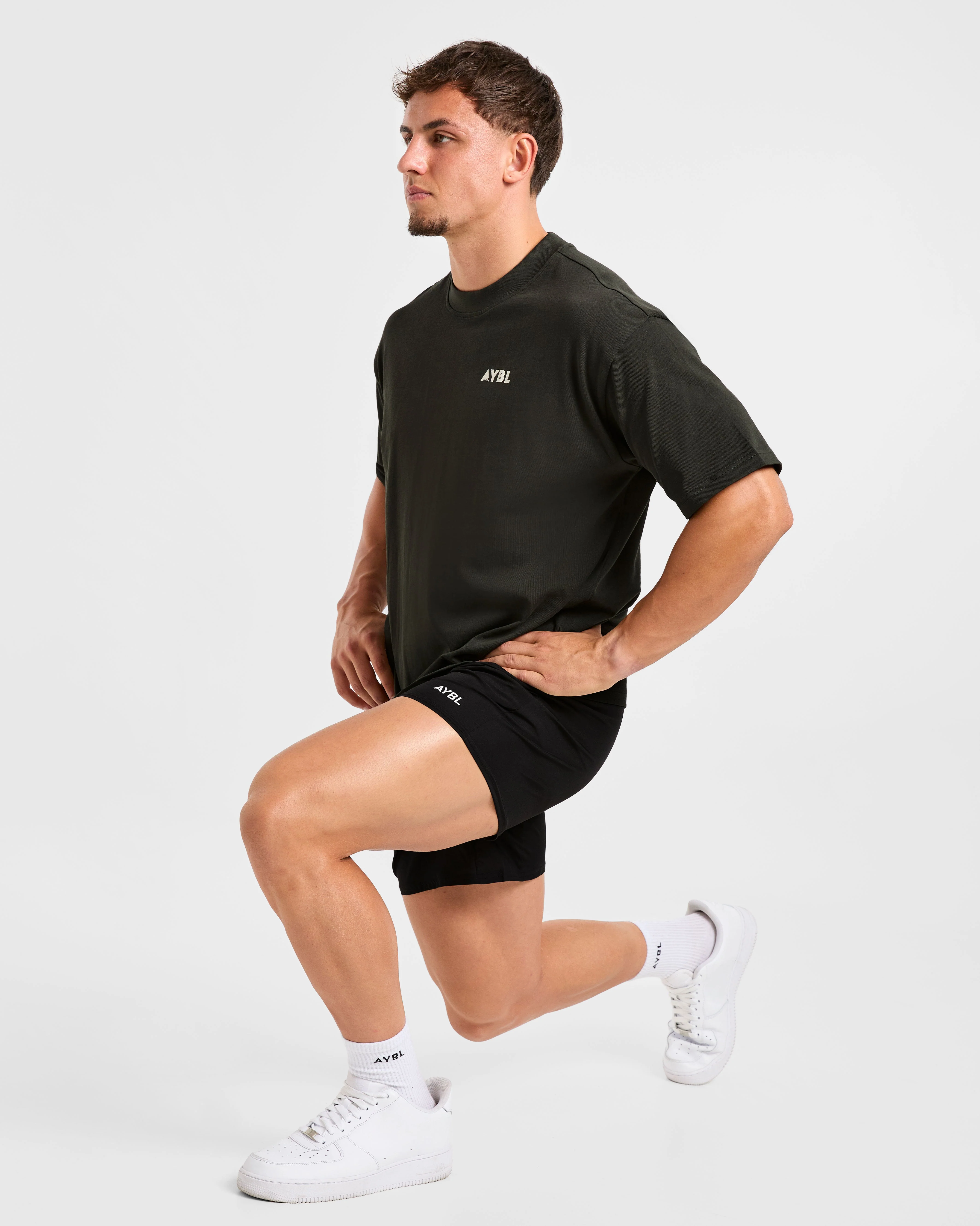Future Fitness Oversized T Shirt - Charcoal/Mauve - Image 7